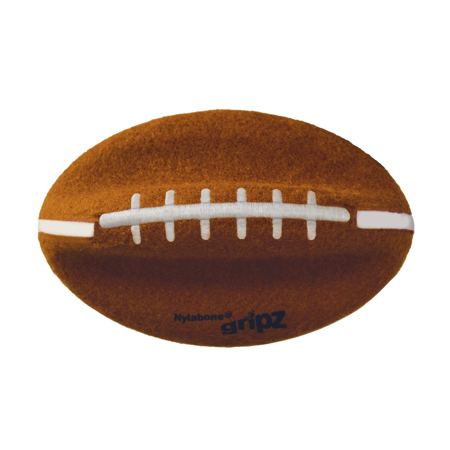 Nylabone Power Play Dog Football Gripz Durable Chew Toy for Medium and Large Dogs
