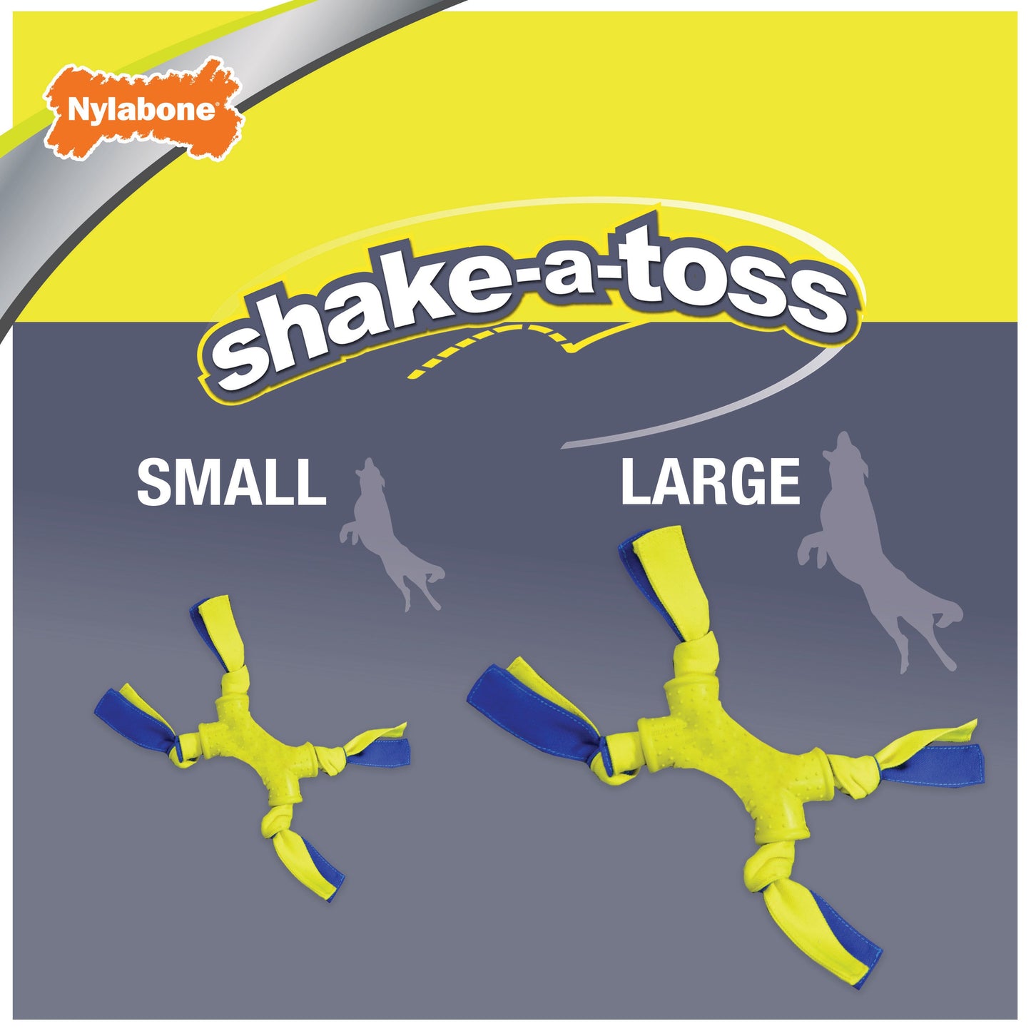 Nylabone Power Play Interactive Dog Toy Shake-a-Toss for Dogs Up to 50 lbs