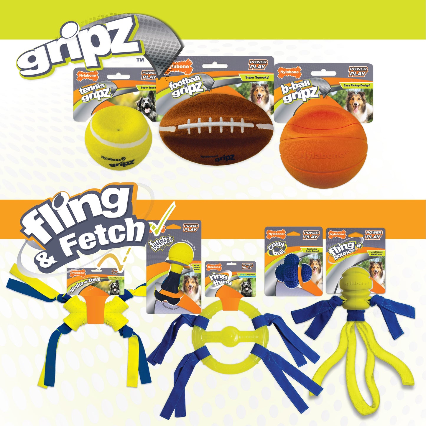 Nylabone Power Play Interactive Dog Toy Shake-a-Toss for Dogs Up to 50 lbs
