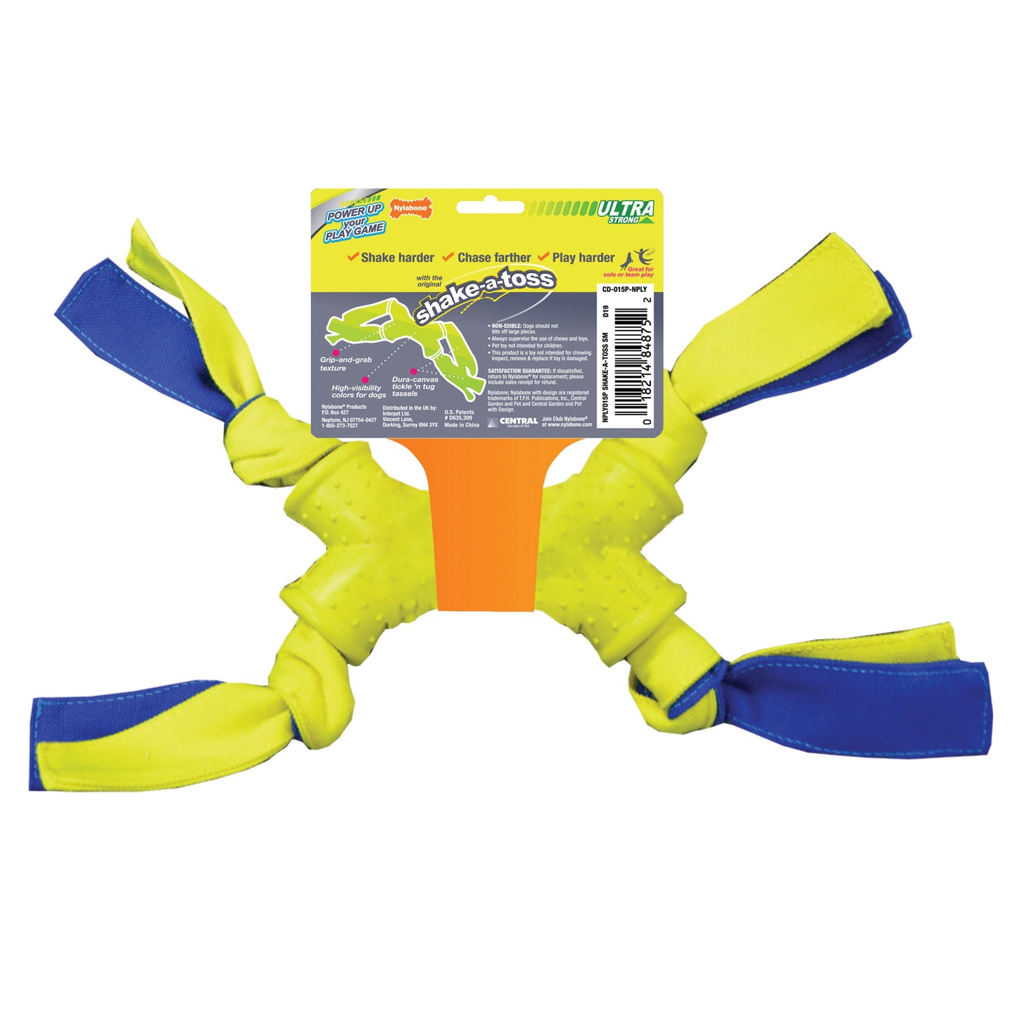Nylabone Power Play Interactive Dog Toy Shake-a-Toss for Dogs Up to 50 lbs