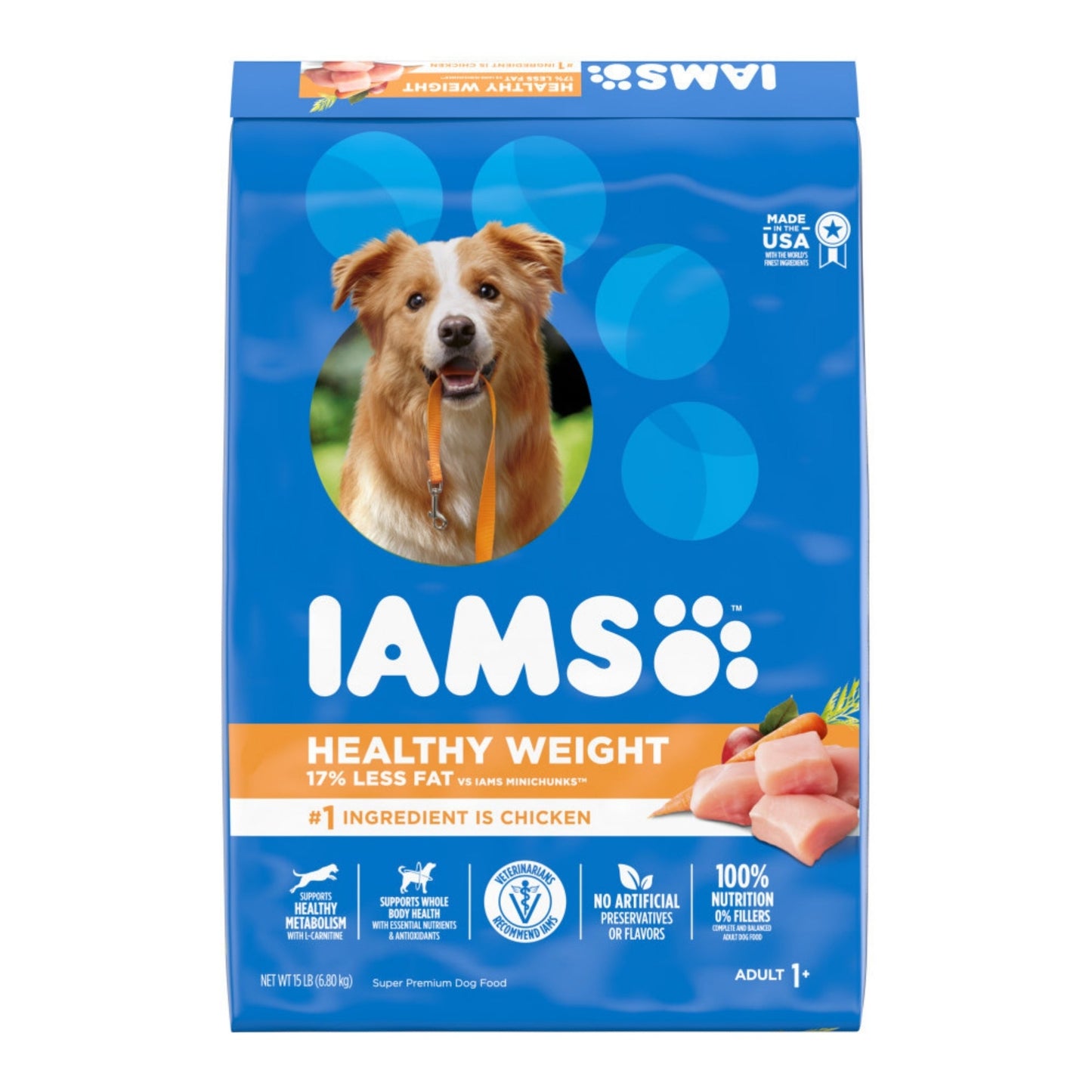 IAMS Healthy Weight Adult Dry Dog Food Chicken Formula for Weight Management