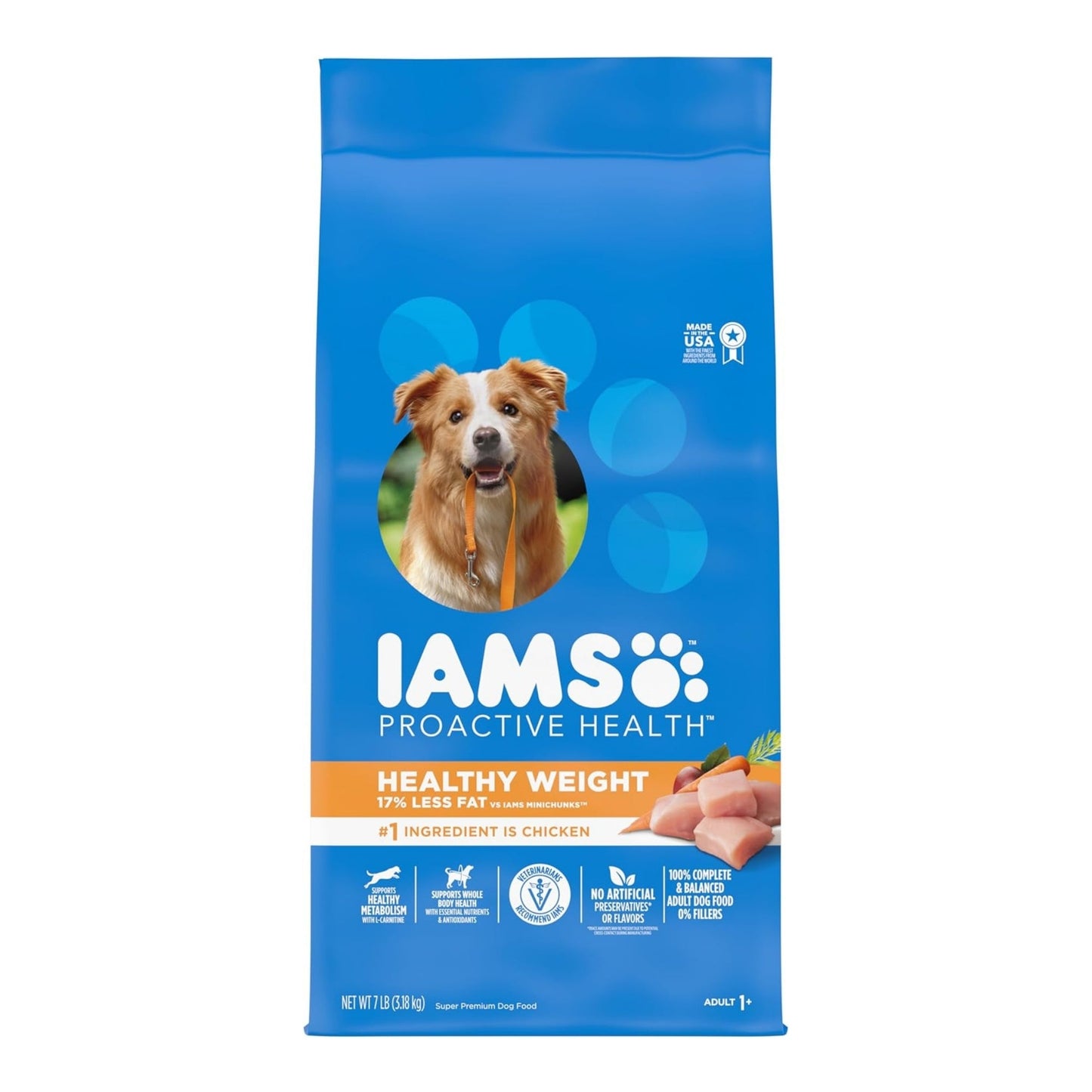 IAMS Healthy Weight Adult Dry Dog Food Chicken Formula for Weight Management