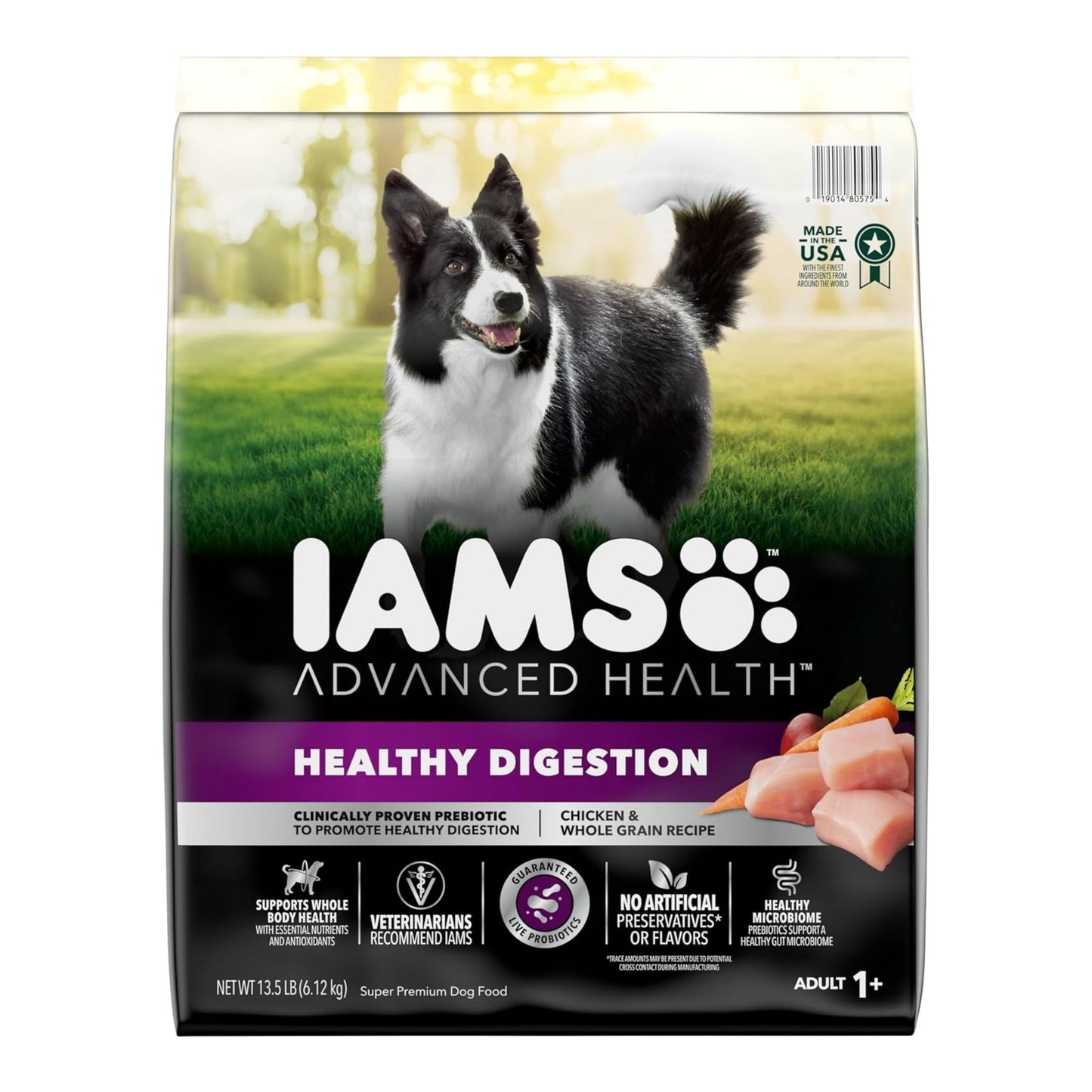 IAMS Advanced Healthy Digestion Adult Dry Dog Food Chicken & Whole Grains