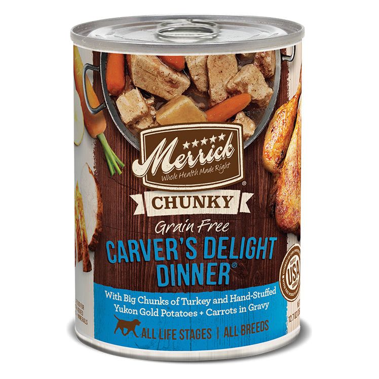 Merrick Dog Chunky Carvers Delite 12.7oz. (Case of 12)