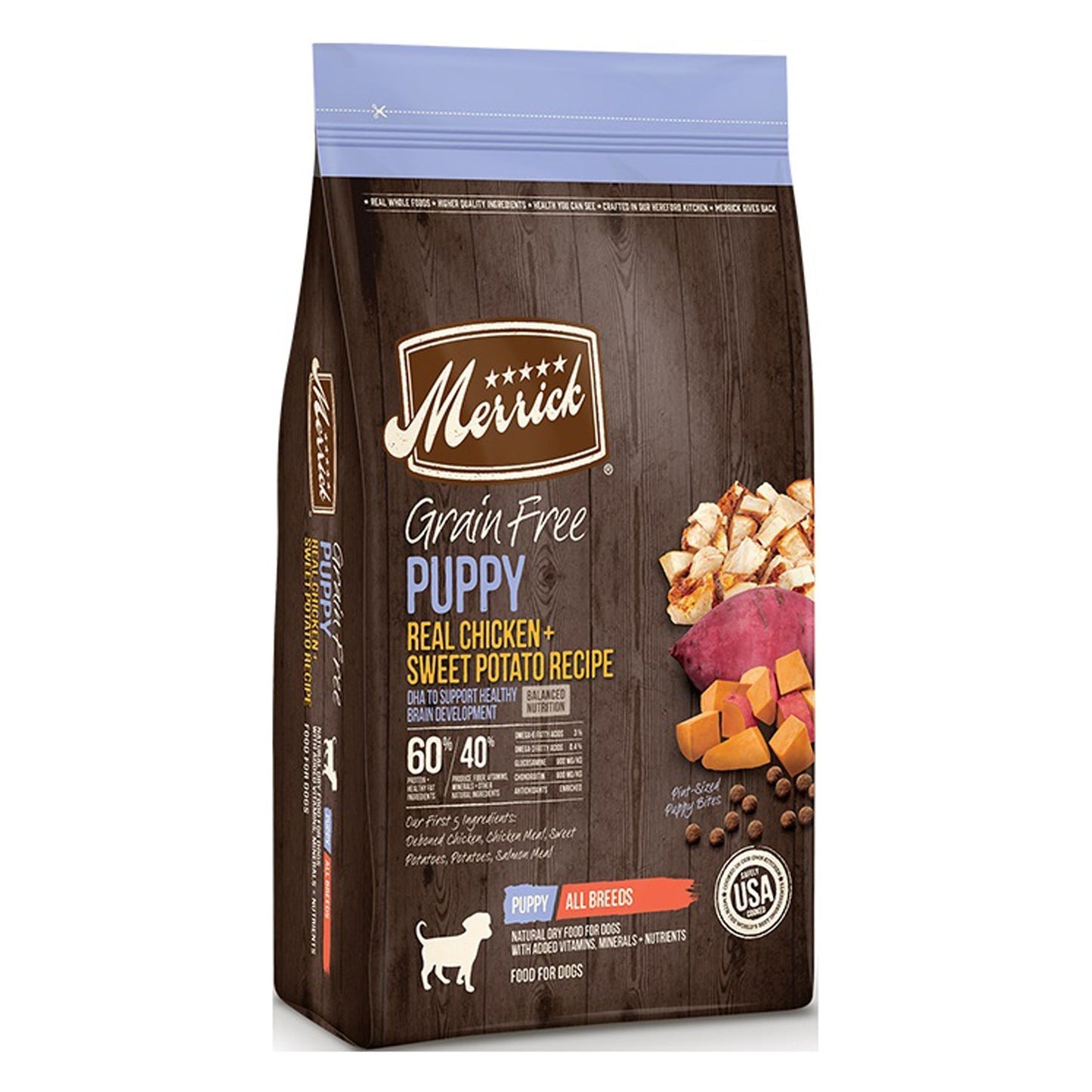 Merrick Dog Grain Free Puppy Chicken And Sweet Potato Dry Dog Food