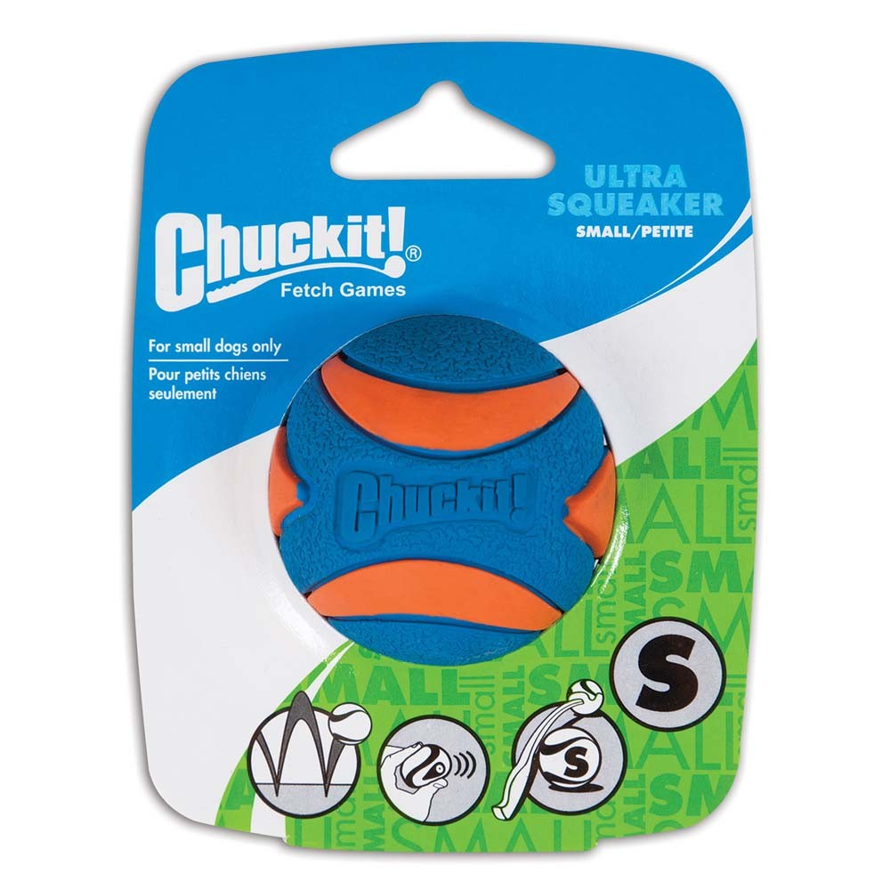 Chuckit! Ultra Squeaker Ball Dog Toy – Durable, Interactive Fetch Toy for Dogs
