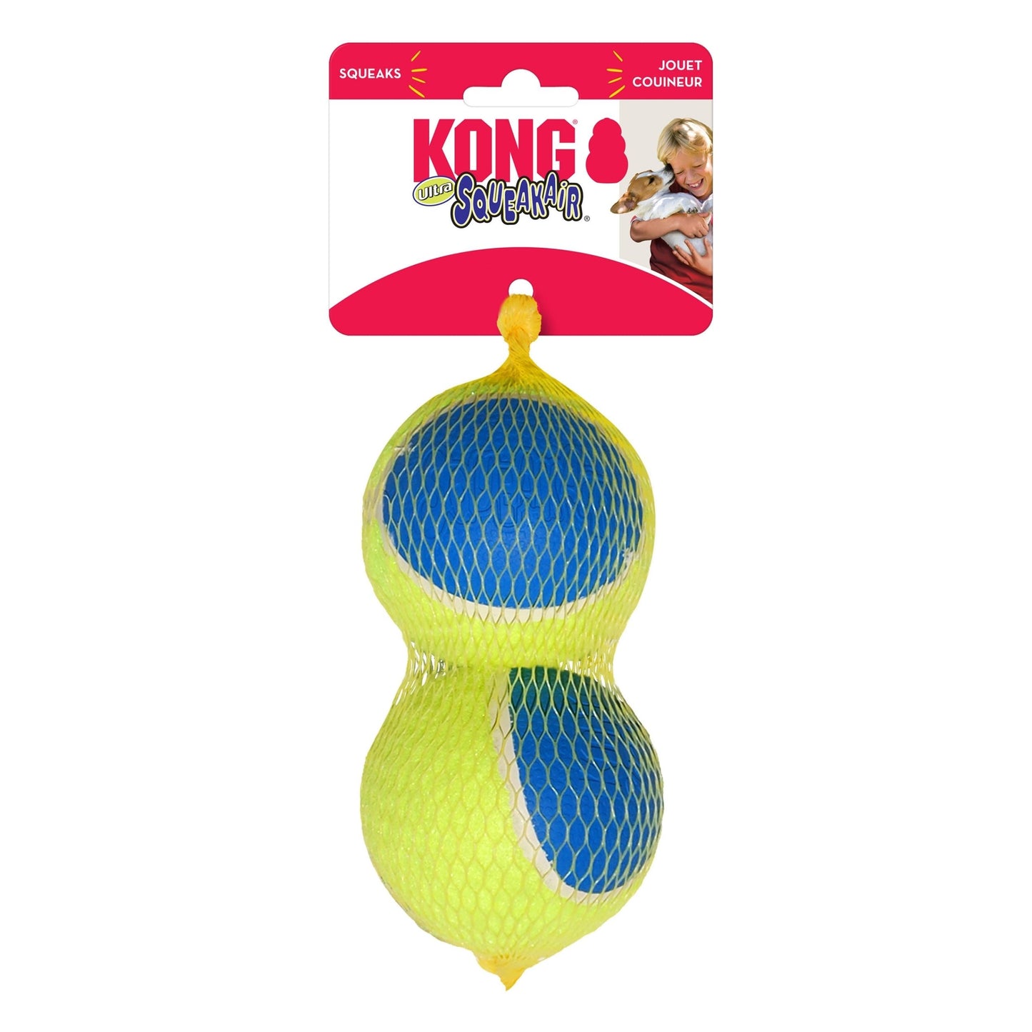 KONG Ultra Squeak Air Ball Dog Toy
