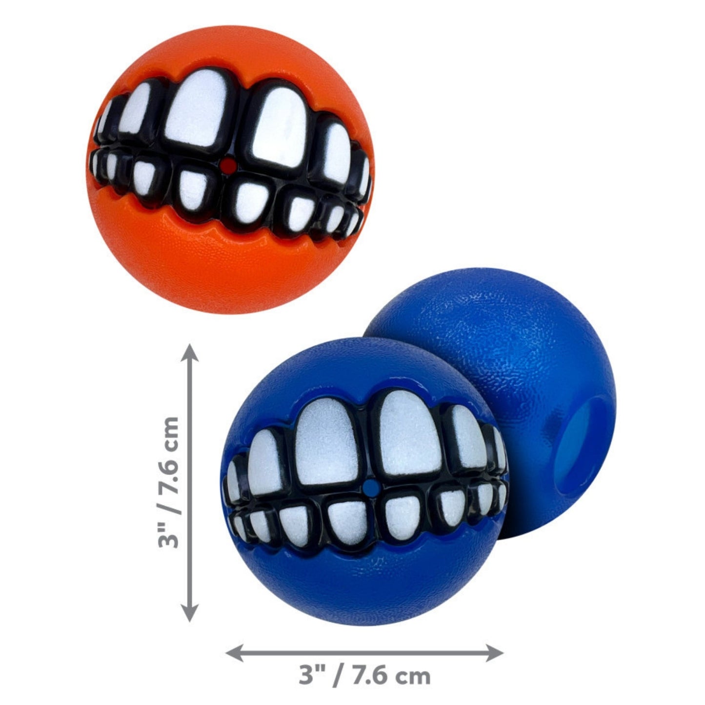 KONG Grinz by Rogz Variety Ball Dog Toys Multi-Pack Options