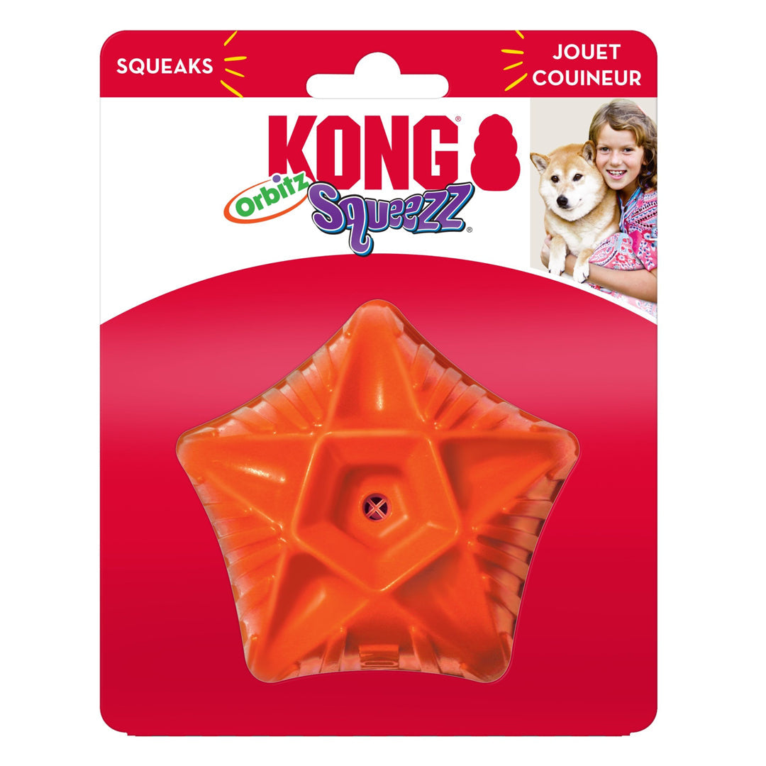 KONG Squeezz Orbitz Dog Toy Ball Assorted