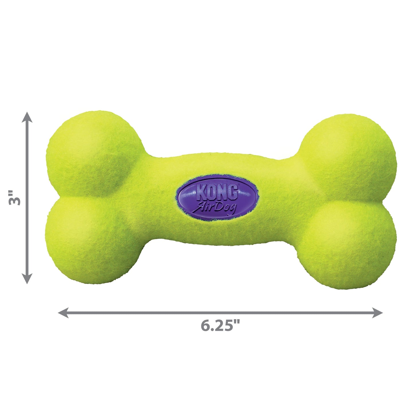 KONG Air Dog Squeaker Bone Dog Toy Durable Chew Toy for Dogs