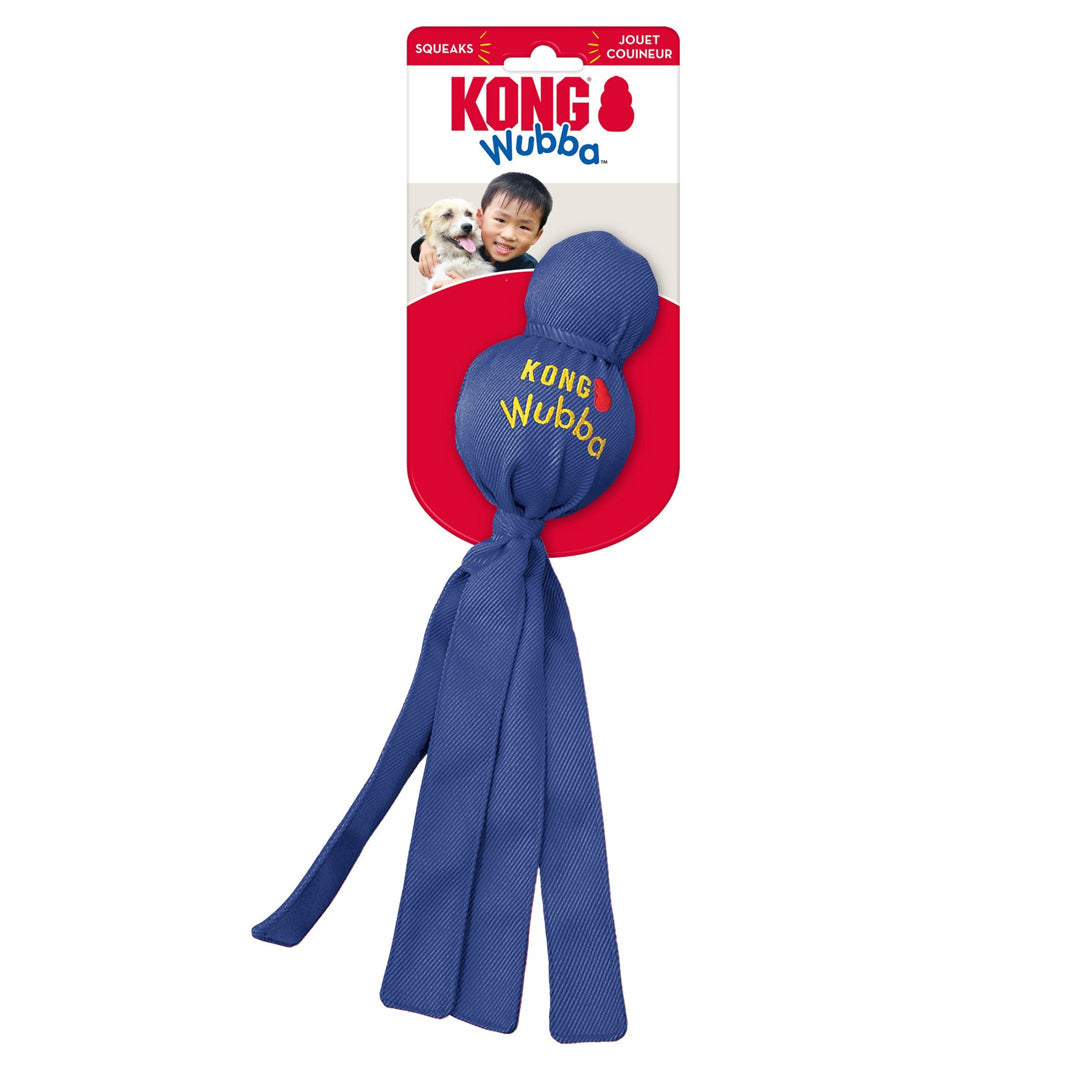 KONG Wubba Dog Toy Assorted 1ea Durable Interactive Plush Toy for Dogs