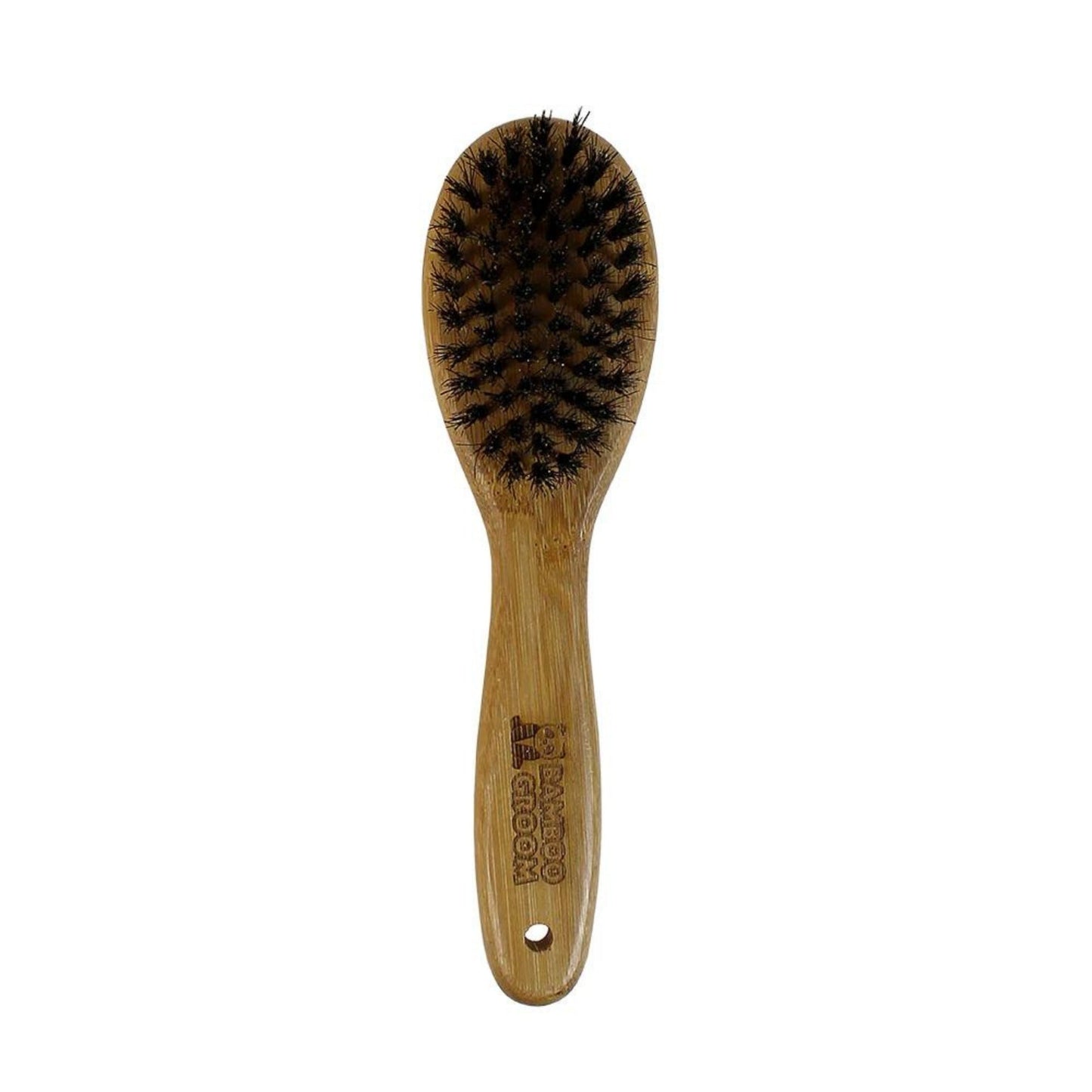 Bamboo Groom Oval Pin and Boar Bristle Brush for Gentle and Effective Grooming