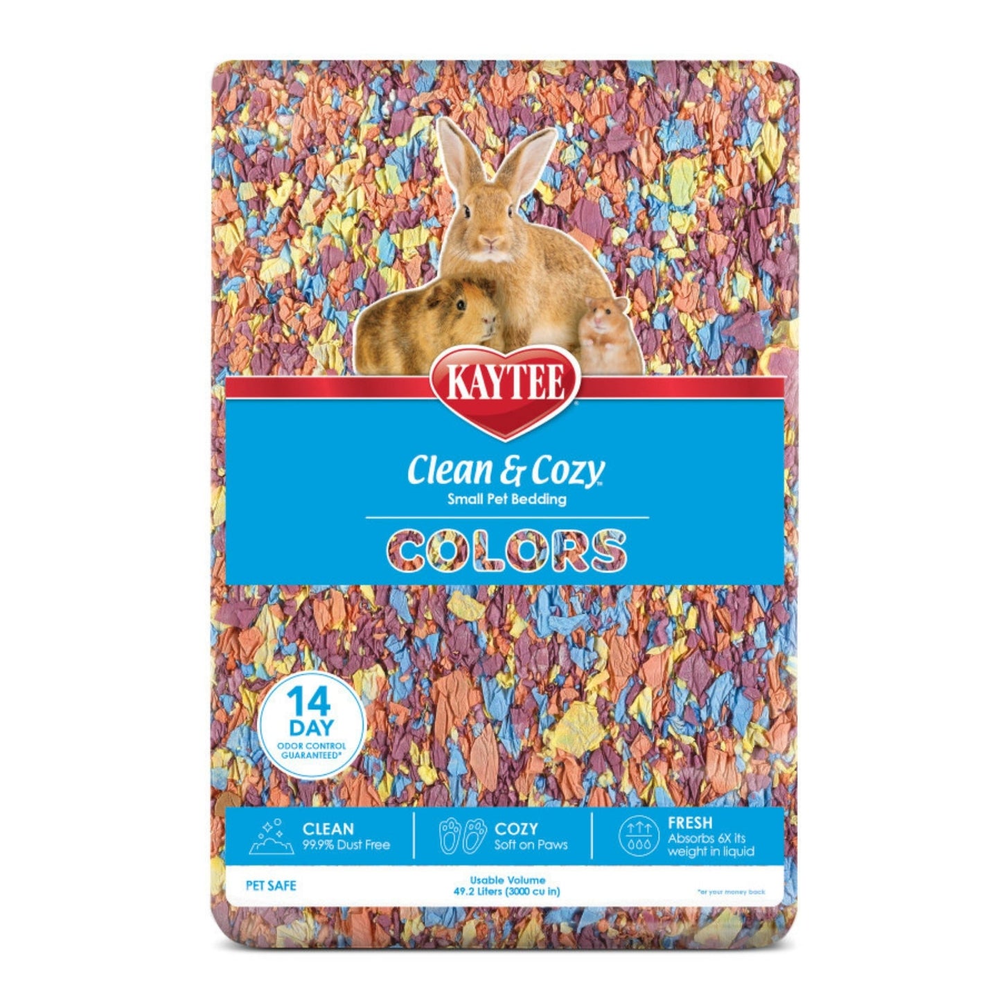 Kaytee Clean Cozy Colors Bedding Kaleidoscope