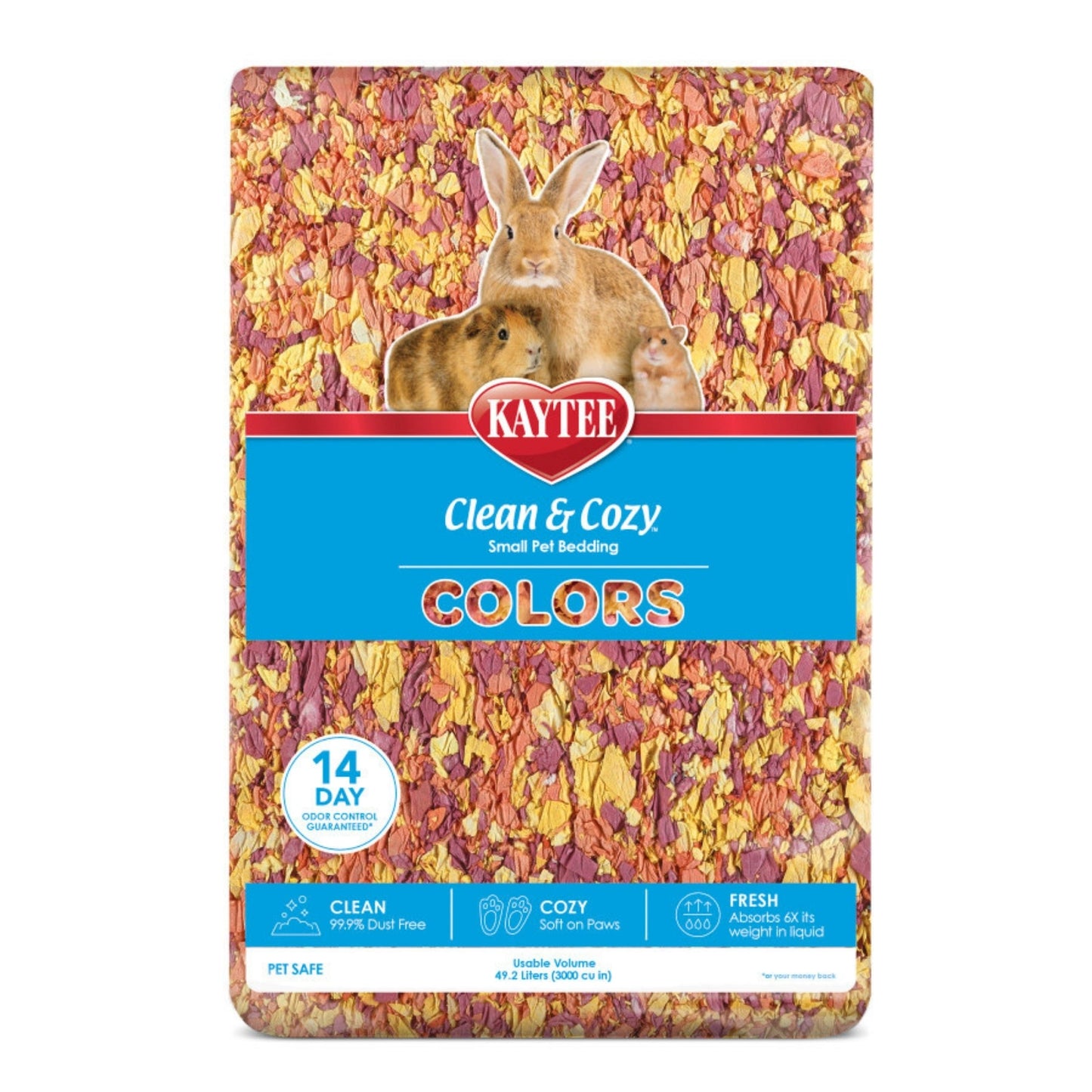 Kaytee Clean Cozy Colors Bedding Sunset