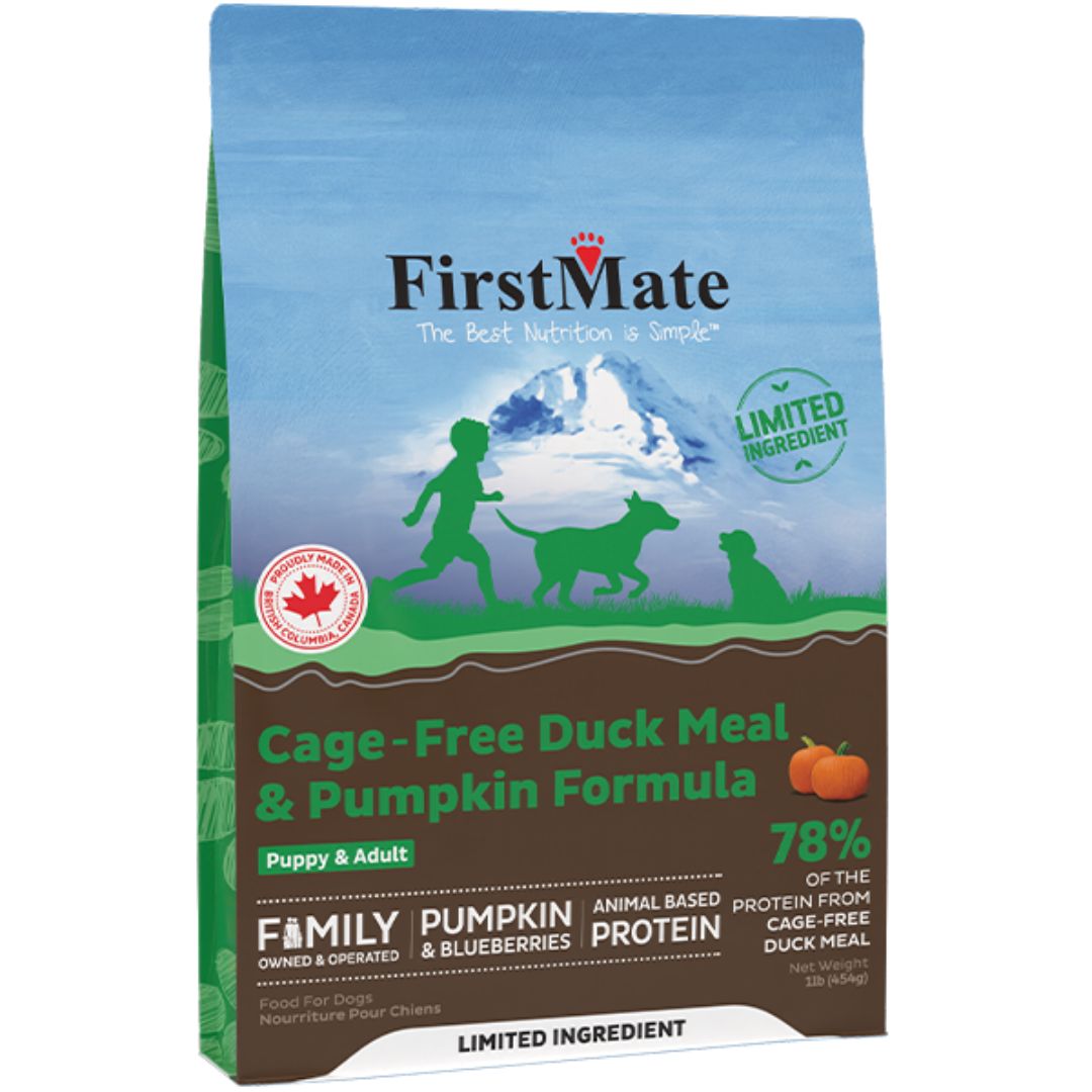 Firstmate Dog Limited Ingredient Grain Free Duck & Pumpkin Formula Dry Dog Food