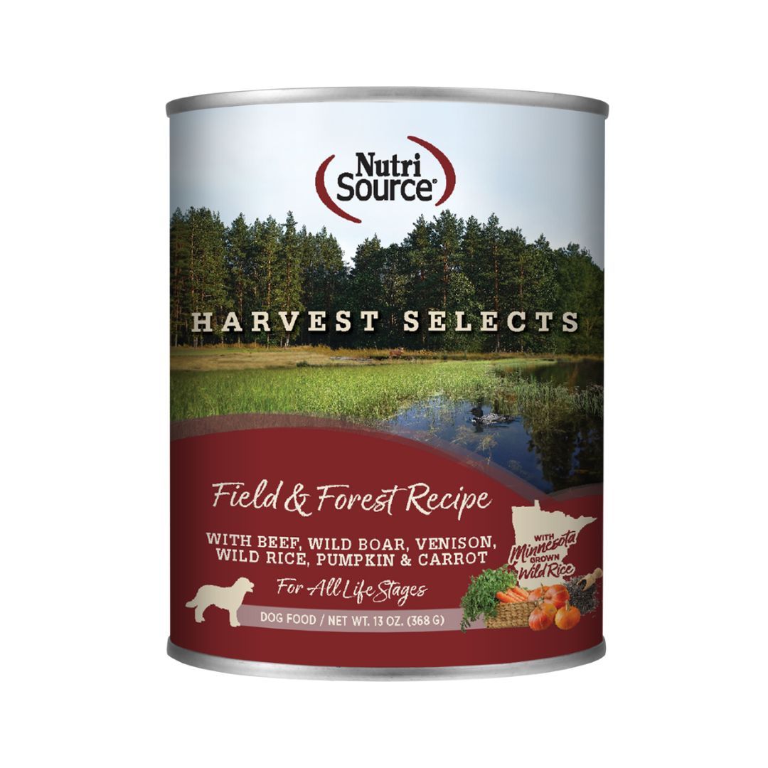 NutriSource Harvest Selects Canned Dog Food Field & Forest 13oz