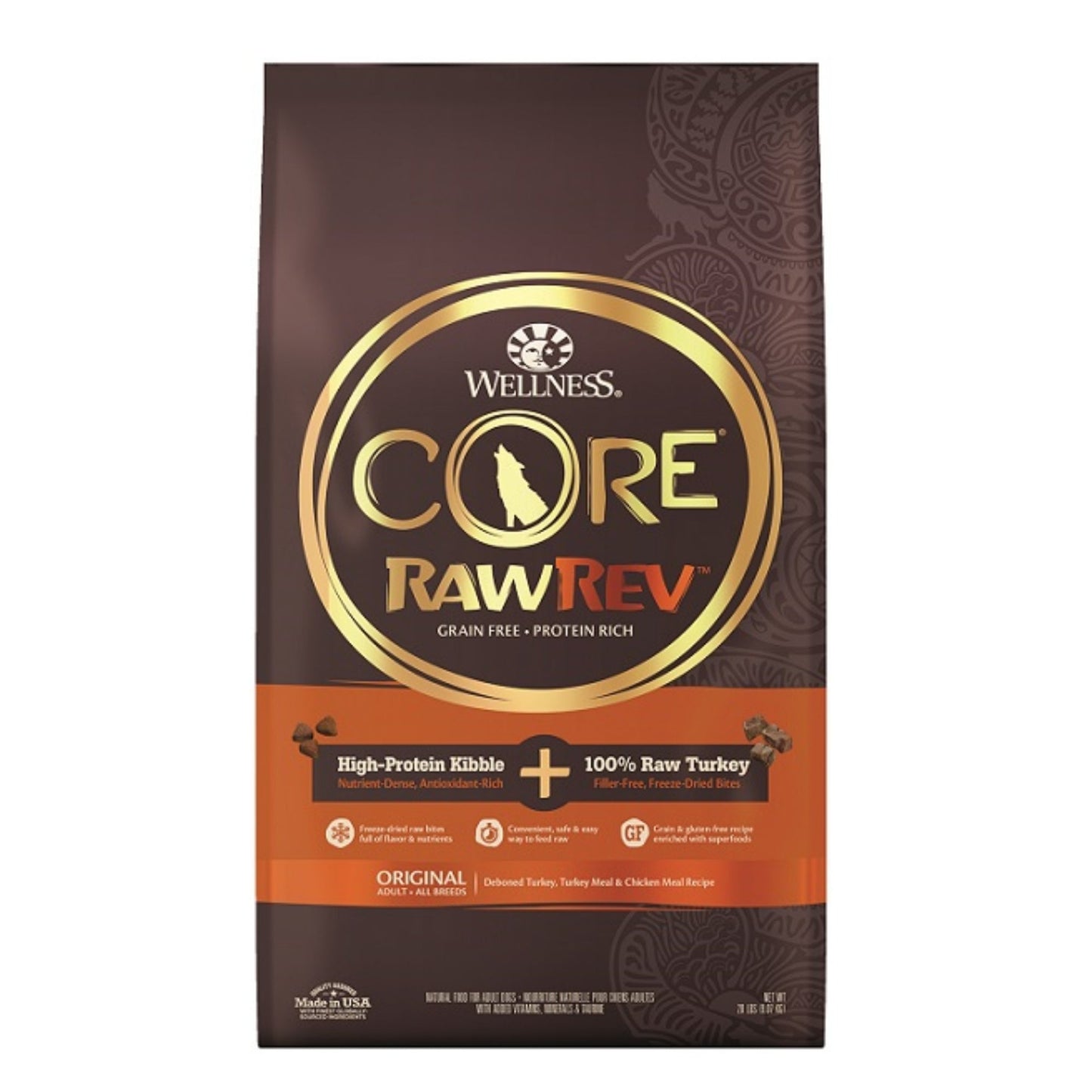 Wellness Dog Core Rawrev Original Turkey Chicken Meal