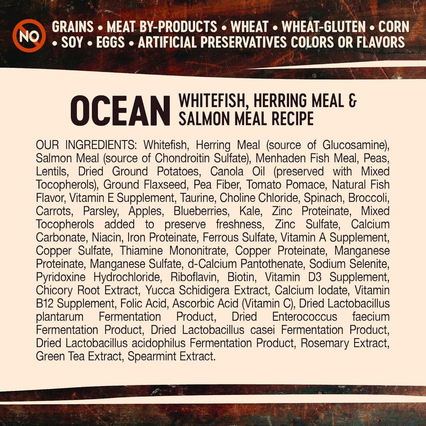 Wellness Dog Core Ocean Recipe Grain Free