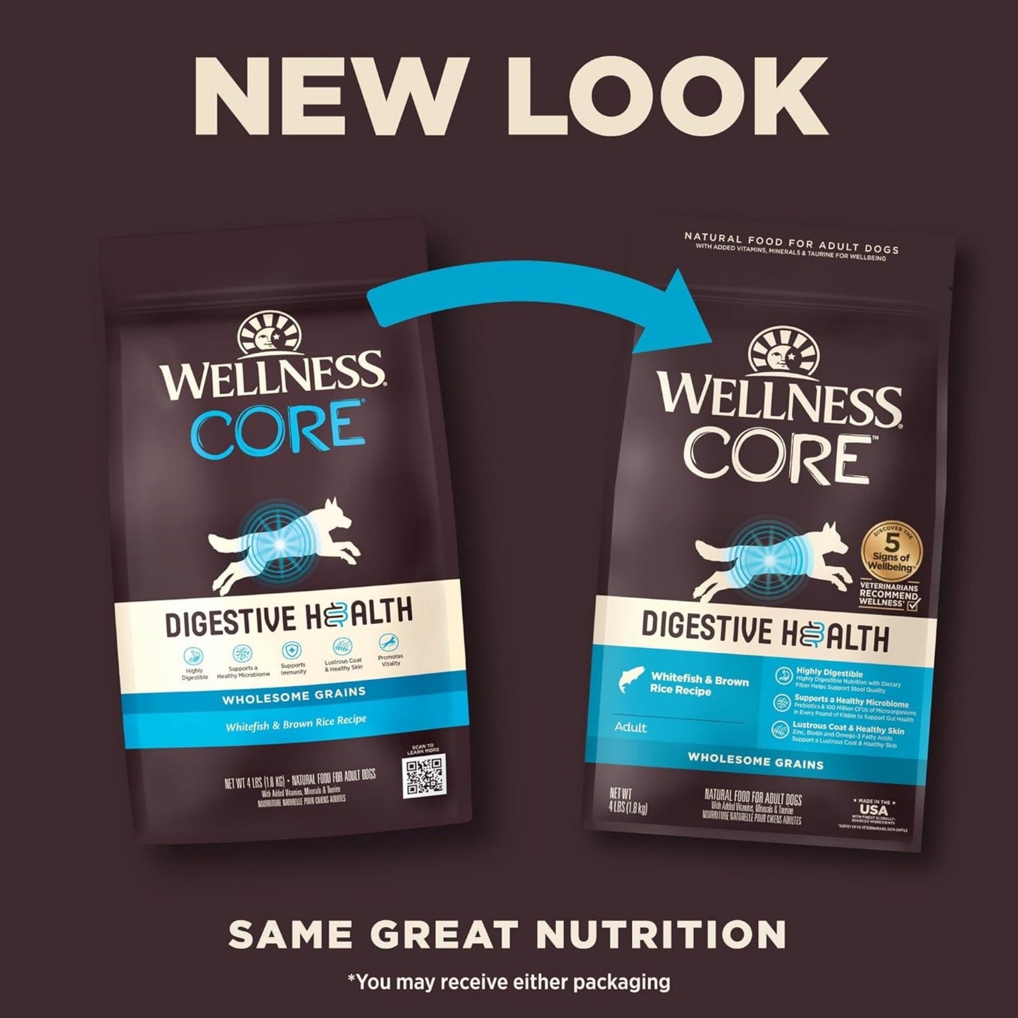 Wellness Dog Core Digestive Health Whitefish Recipe