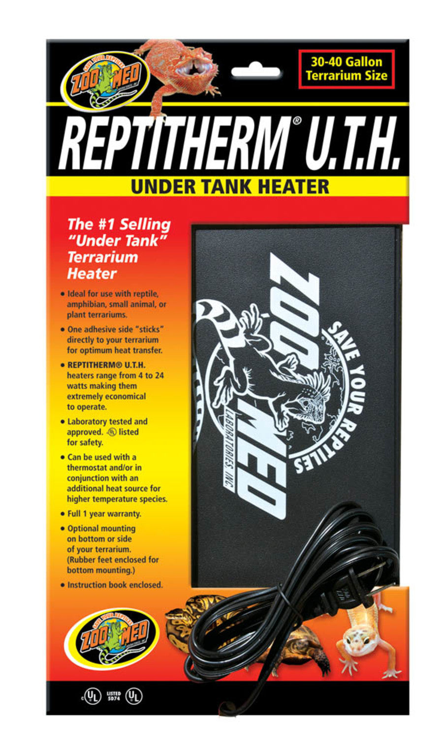 Zoo Med ReptiTherm Under Tank Heater U.T.H