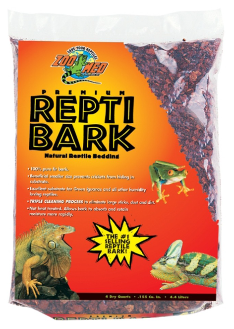 Zoo Med Premium ReptiBark Bedding Substrate Brown