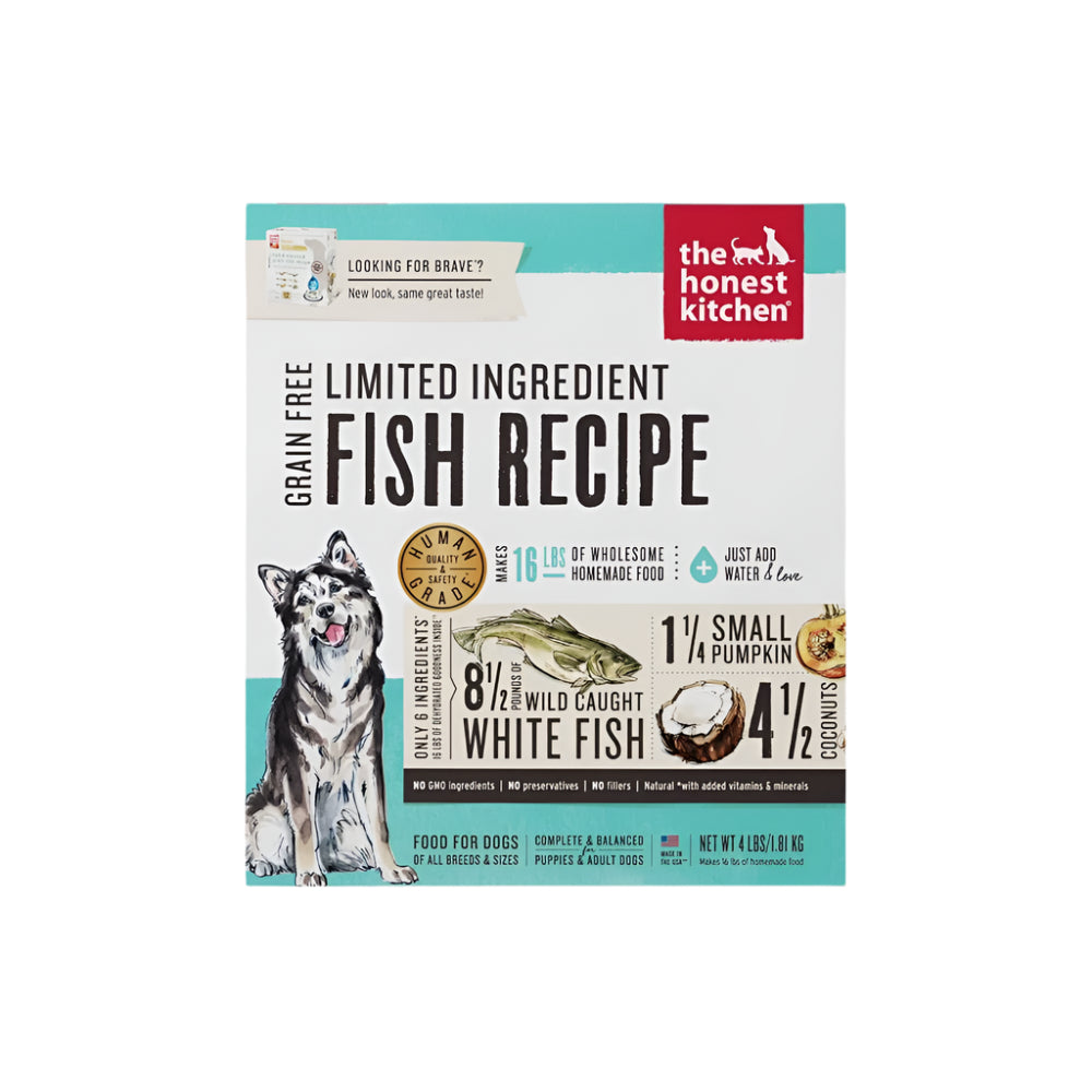 The Honest Kitchen Brave Limited Ingredient Fish Dehydrated Dog Food