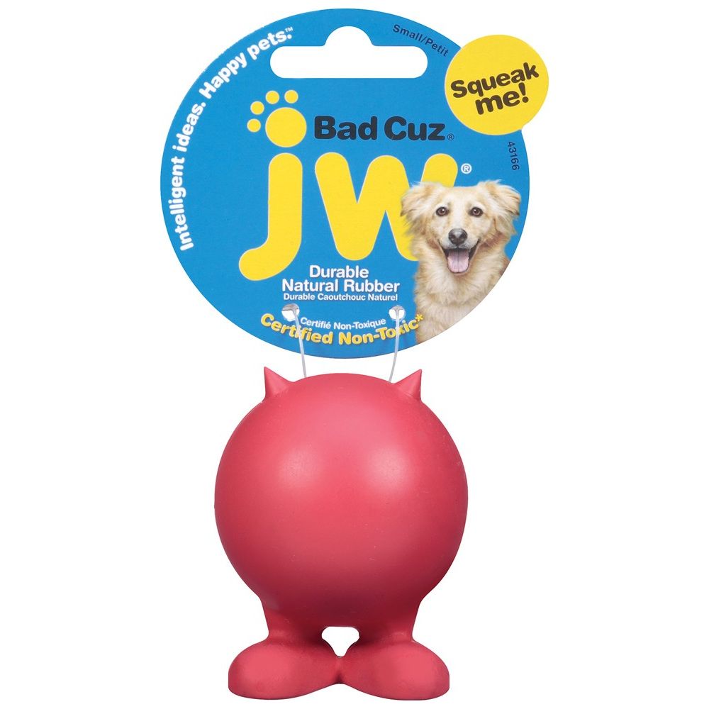 JW Pet Bad Cuz Dog Toy Assorted Sizes Durable Chew Toy for Dogs