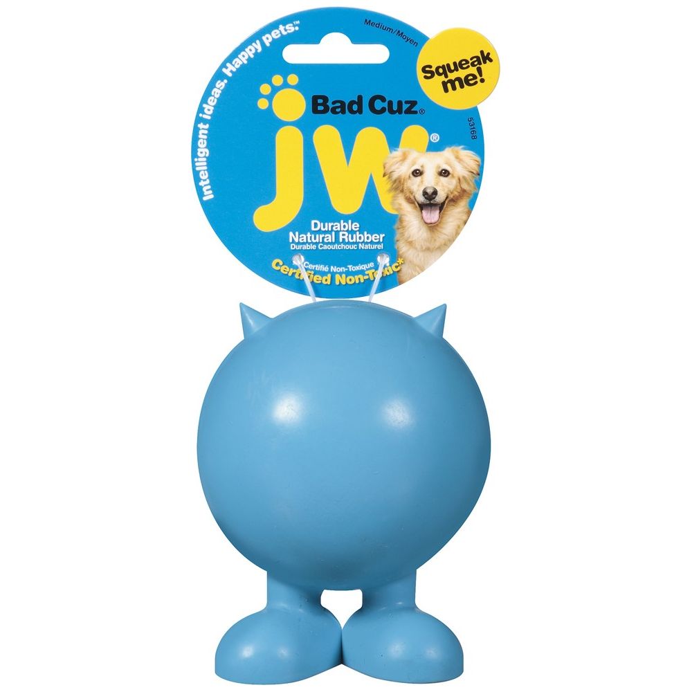 JW Pet Bad Cuz Dog Toy Assorted Sizes Durable Chew Toy for Dogs