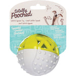 Messy Mutts Totally Dog Catch N Squeak Ball for Dogs – Durable Fetch & Squeaky Toy