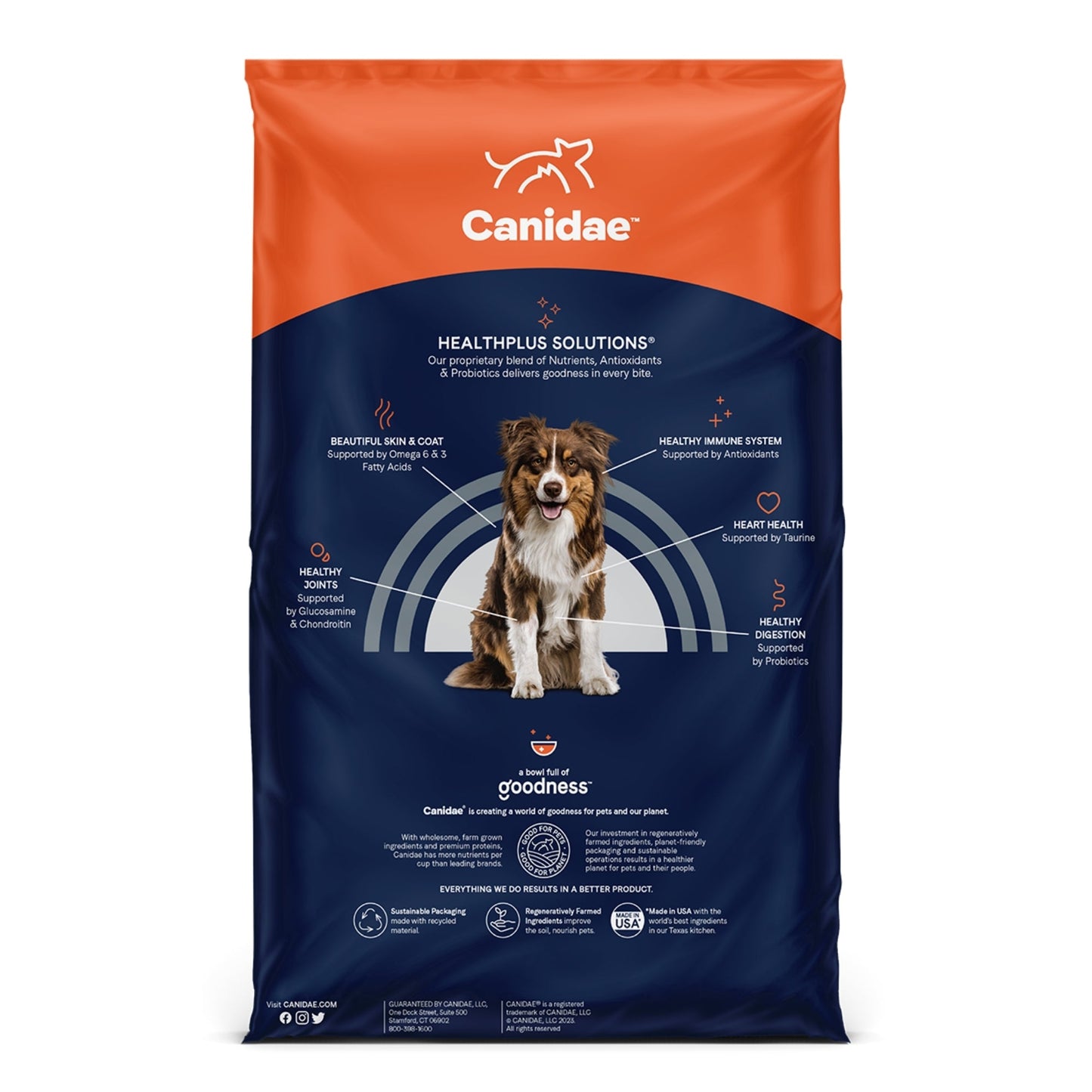 CANIDAE PURE Goodness Grain-Free LID Dry Dog Food Duck & Sweet Potato