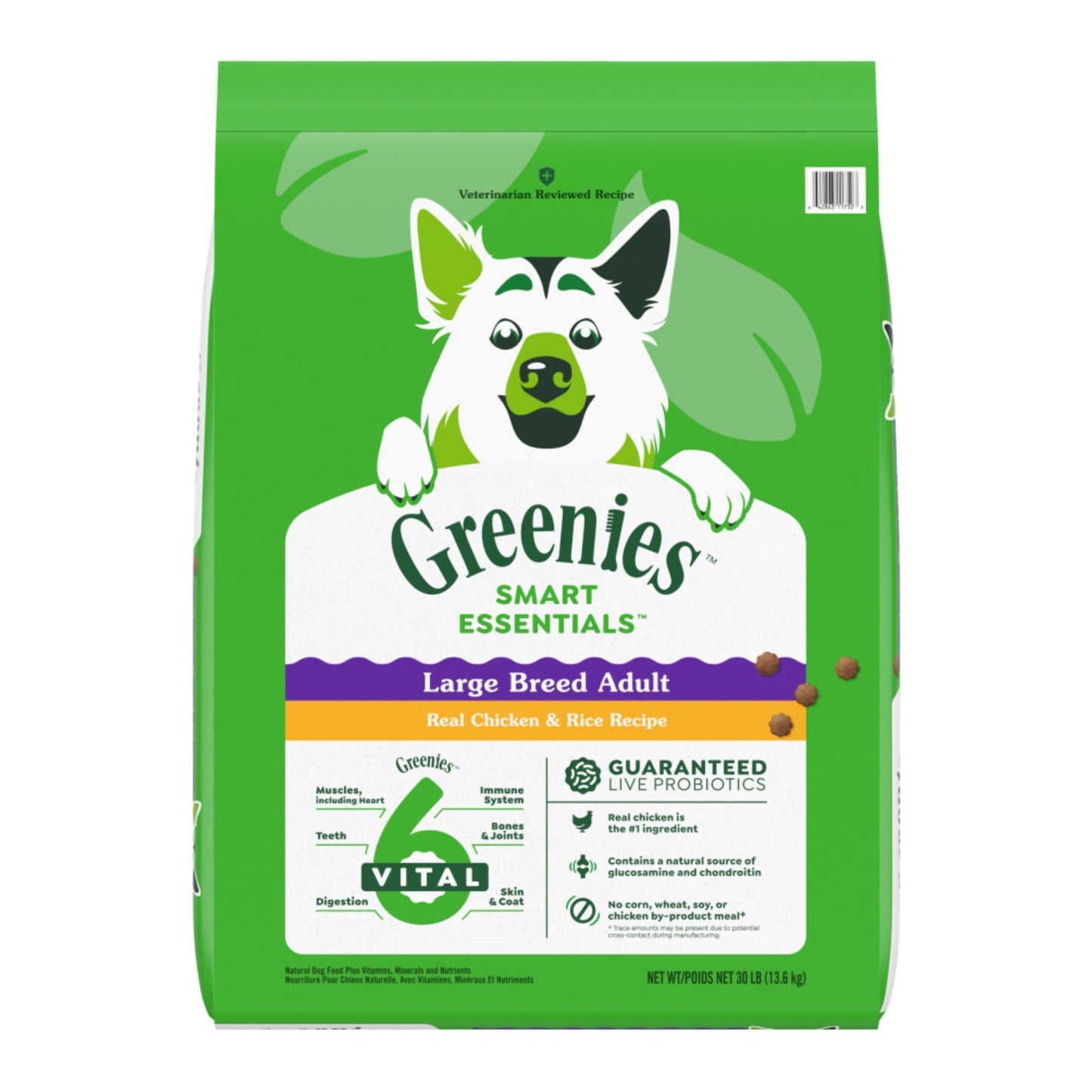 Greenies Smart Essentials Large Breed Dry Dog Food Chicken & Rice Formula