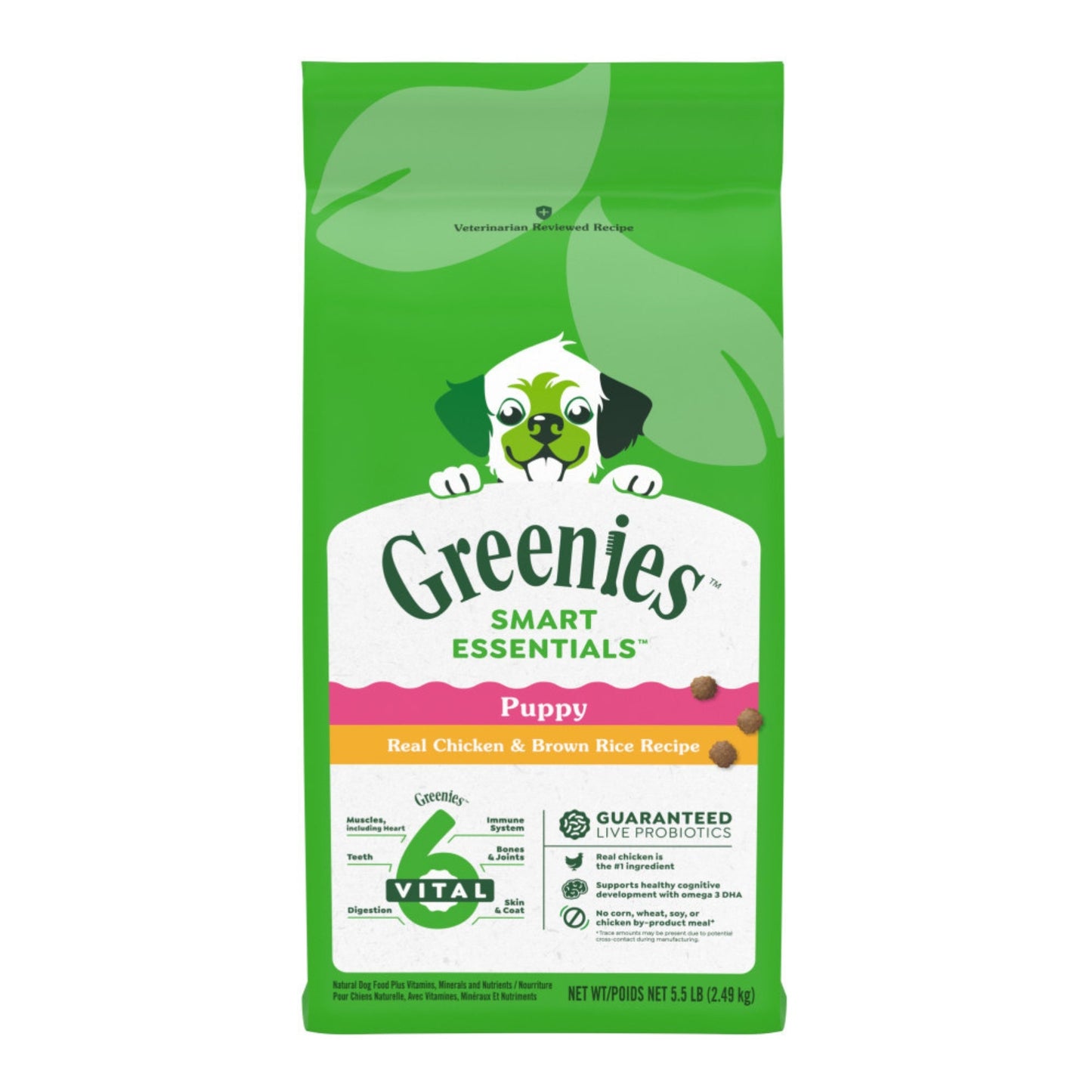 Greenies Smart Essentials Puppy High Protein Dry Dog Food Chicken Formula