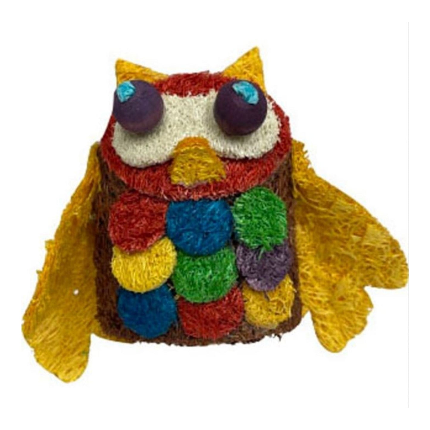 A & E Cages Nibbles Owl Whooo Small Animal Chew Toy 1ea/One Size