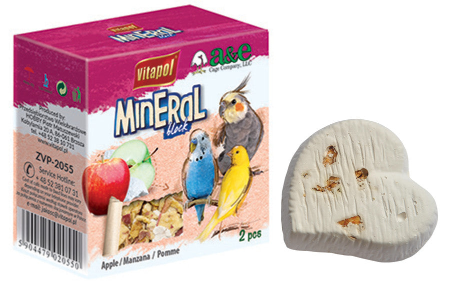 A and E Cages Vitapol Infused Mineral Block for Birds