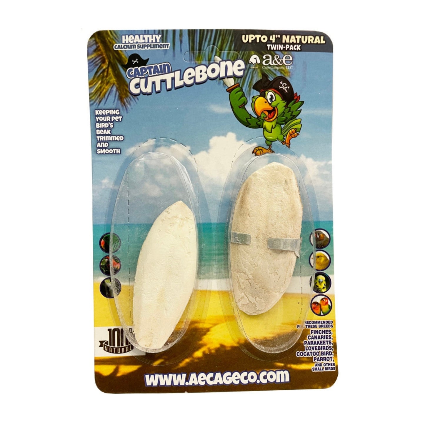 A & E Cages Natural Cuttlebone
