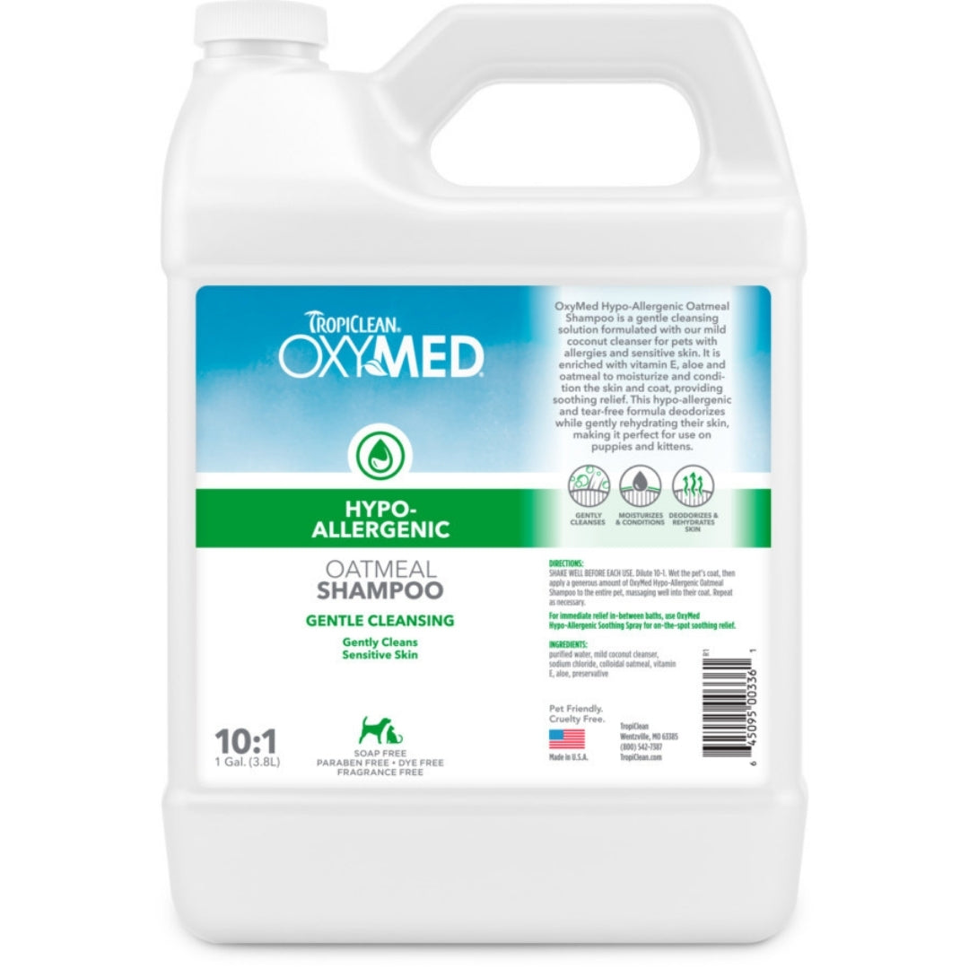 TropiClean OxyMed Hypoallergenic Shampoo for Pets