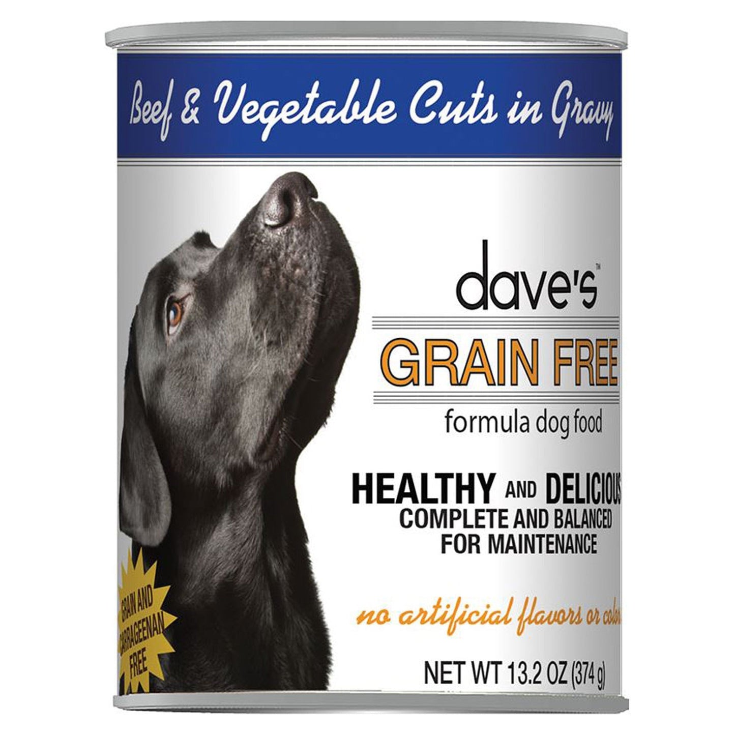 Dave's Dog Grain Free Beef And Vegetable Cuts In Gravy 13.2oz. (Case of 12)