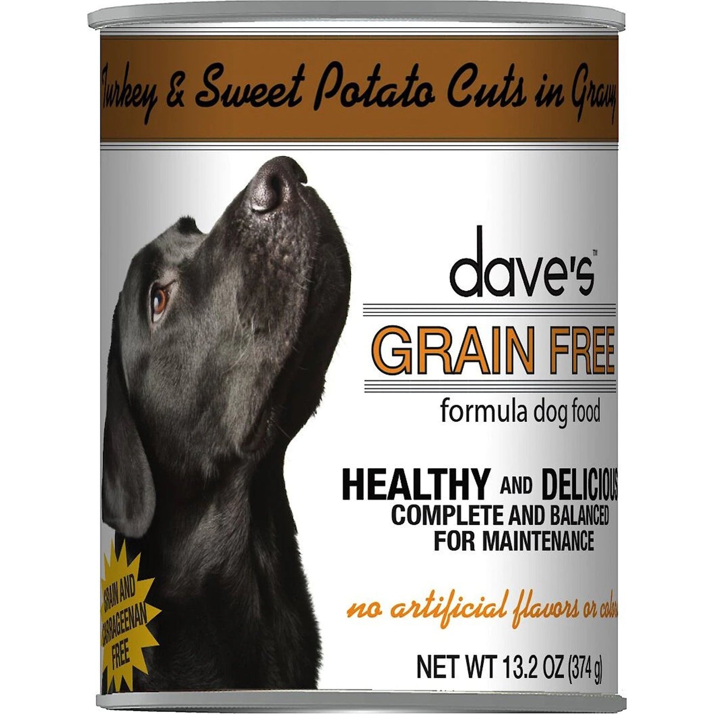 Dave's Dog Grain Free Turkey And Sweet Potato Cuts In Gravy 13.2oz. (Case of 12)
