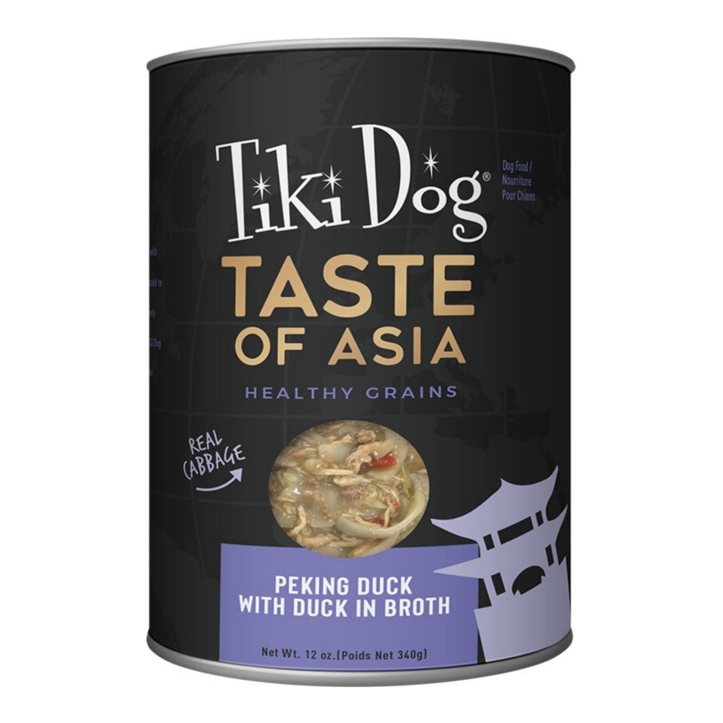 Tiki Pet Dog Gourmet Asian Duck 12oz. (Case of 8)