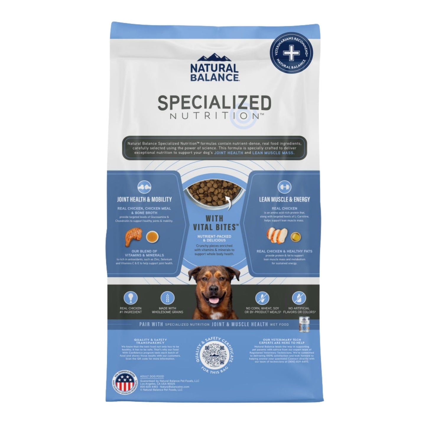 Natural Balance Pet Foods Specialized Joint & Muscle Dry Dog Food Chicken & Oatmeal