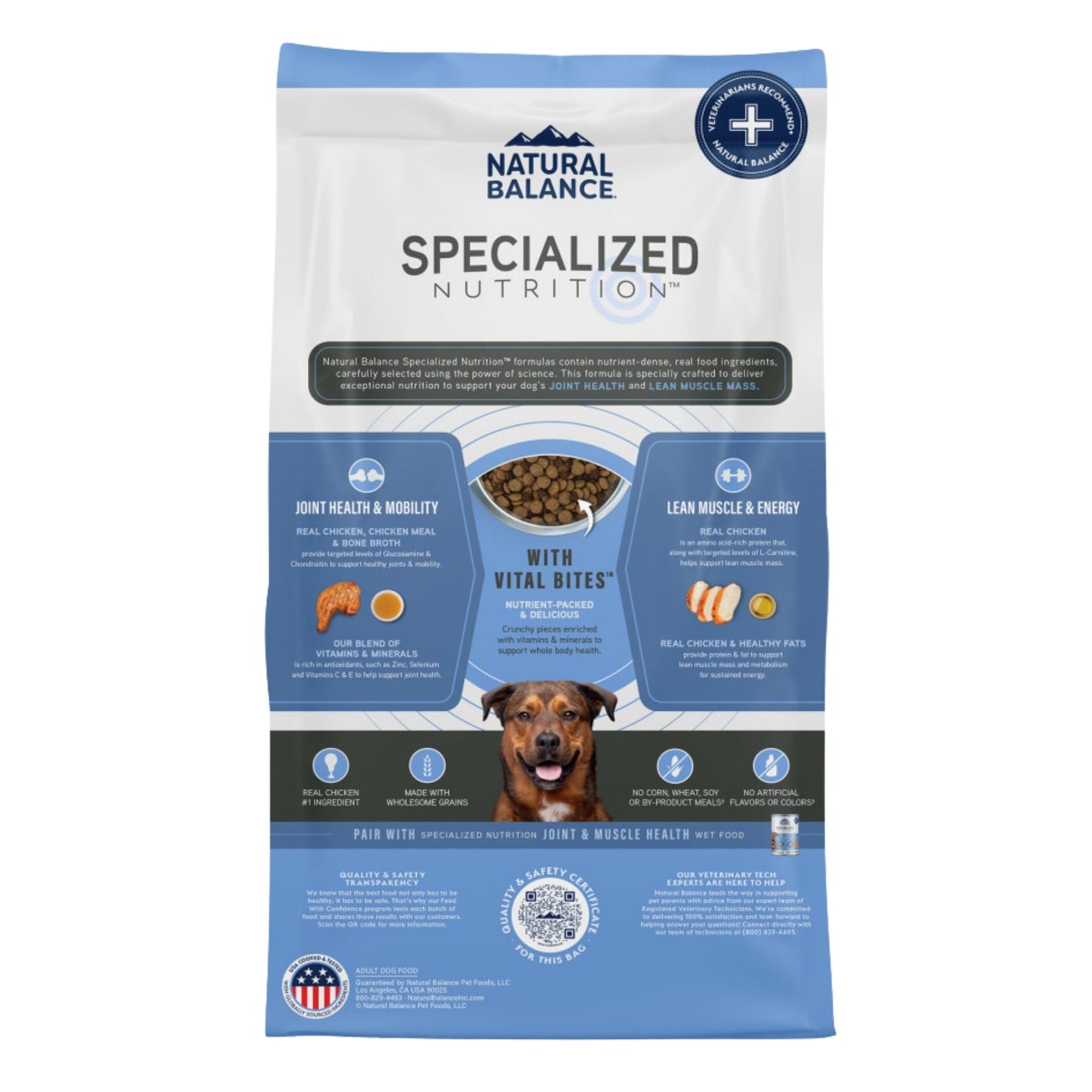 Natural Balance Pet Foods Specialized Joint & Muscle Dry Dog Food Chicken & Oatmeal