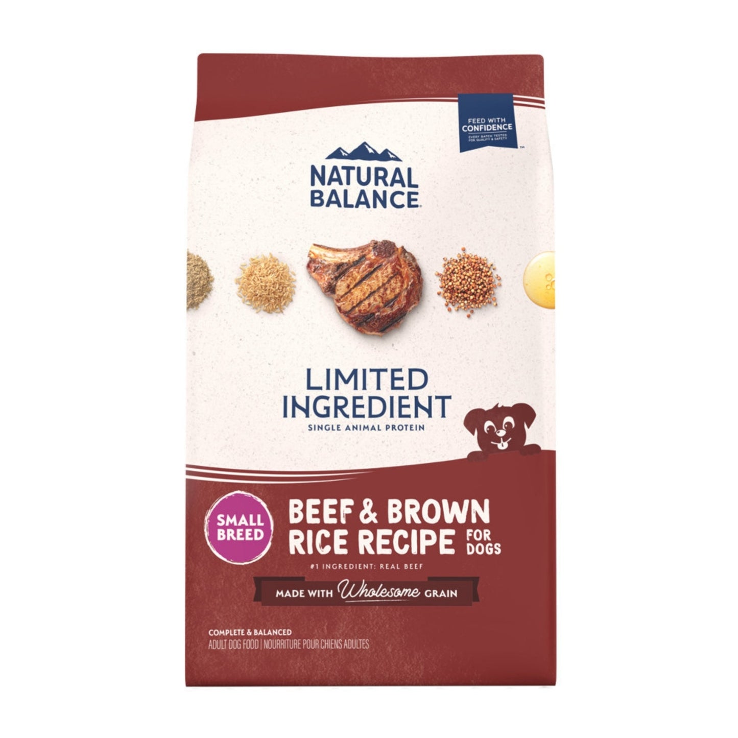 Natural Balance Pet Foods Limited Ingredient Small Breed Dry Dog Food Beef & Brown Rice