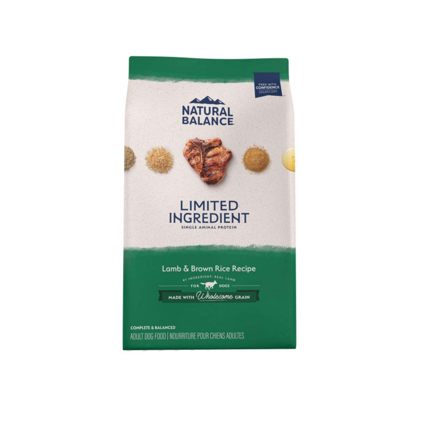 Natural Balance Pet Foods Limited Ingredient Dry Dog Food Lamb & Brown Rice