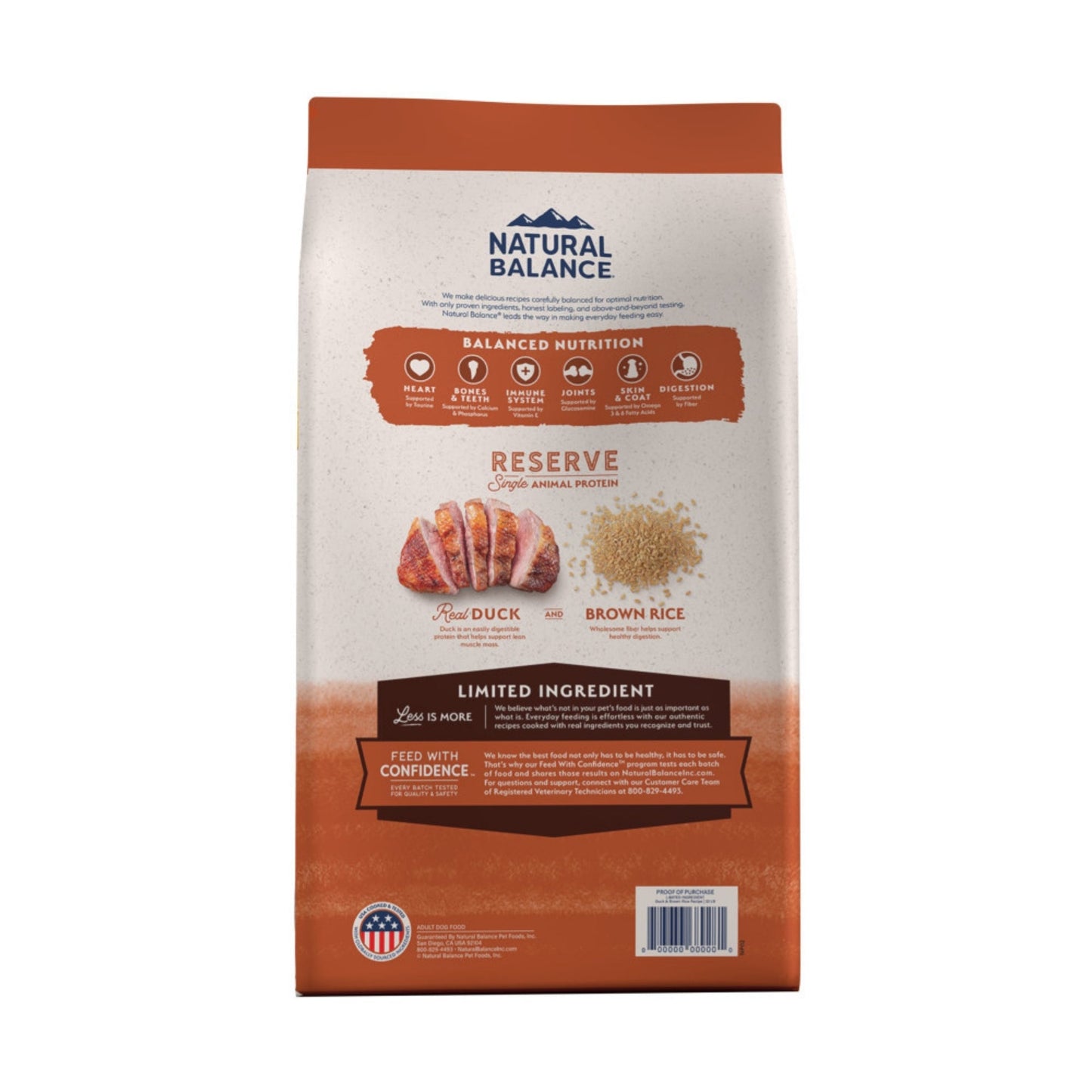Natural Balance Pet Foods Limited Ingredient Reserve Dry Dog Food Duck & Brown Rice