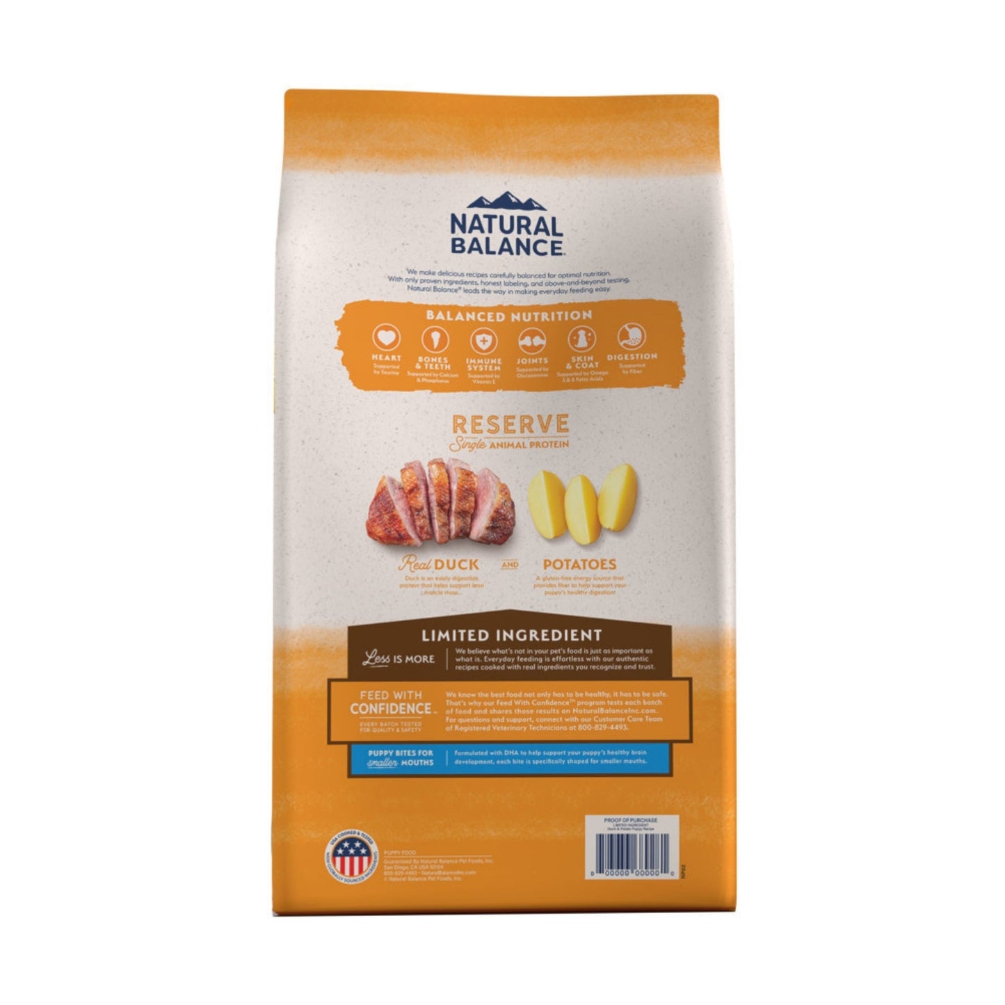 Natural Balance Pet Foods Limited Ingredient Reserve Grain Free Puppy Dry Dog Food Duck & Potato