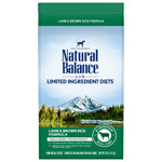 Natural Balance Pet Foods Limited Ingredient Dry Dog Food Lamb & Brown Rice