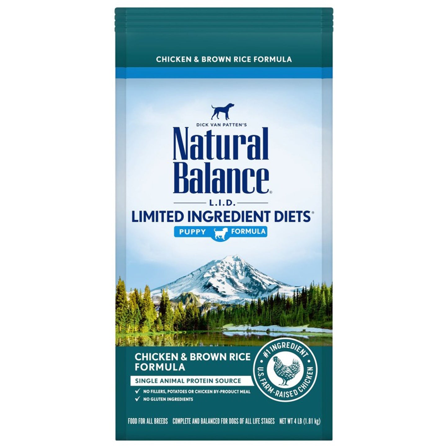 Natural Balance Pet Foods Limited Ingredient Puppy Dry Dog Food Chicken & Brown Rice