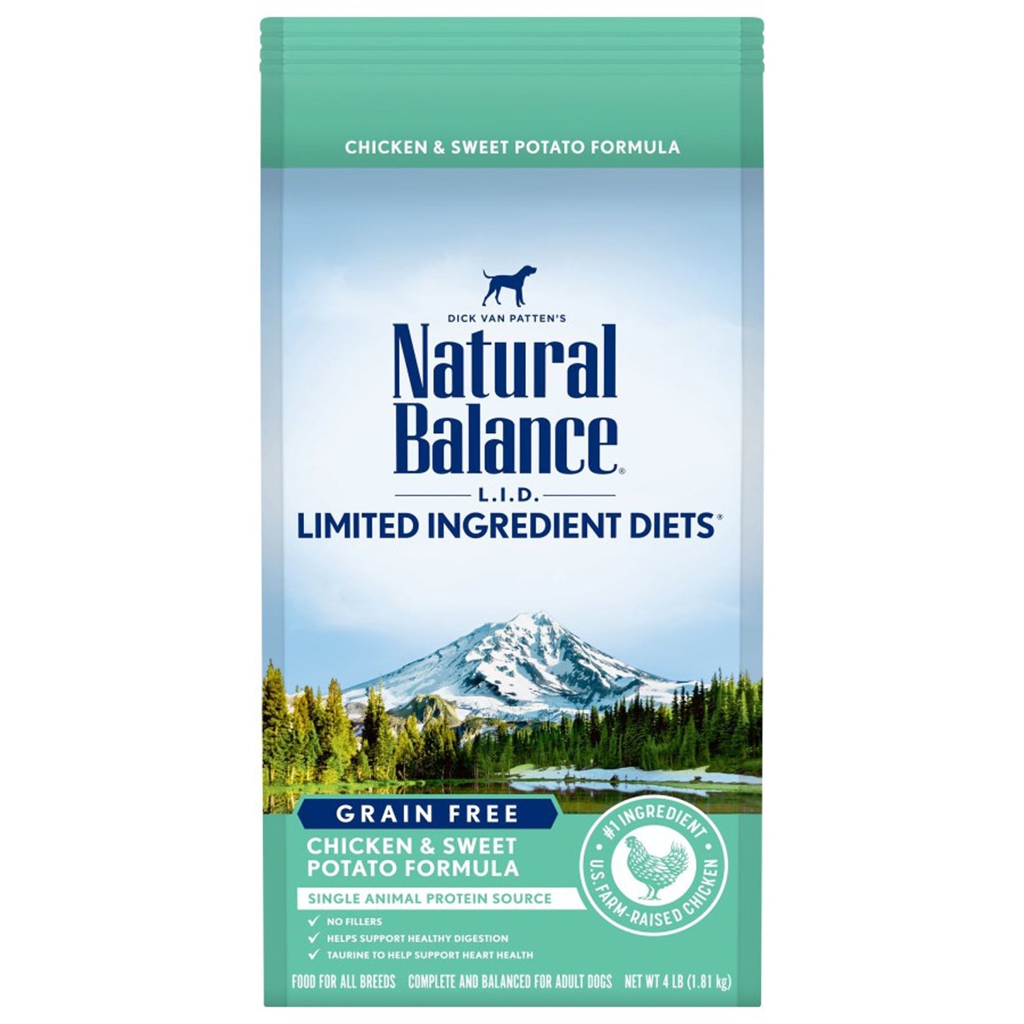 Natural Balance Pet Foods Limited Ingredient Grain Free Dry Dog Food Chicken & Sweet Potato