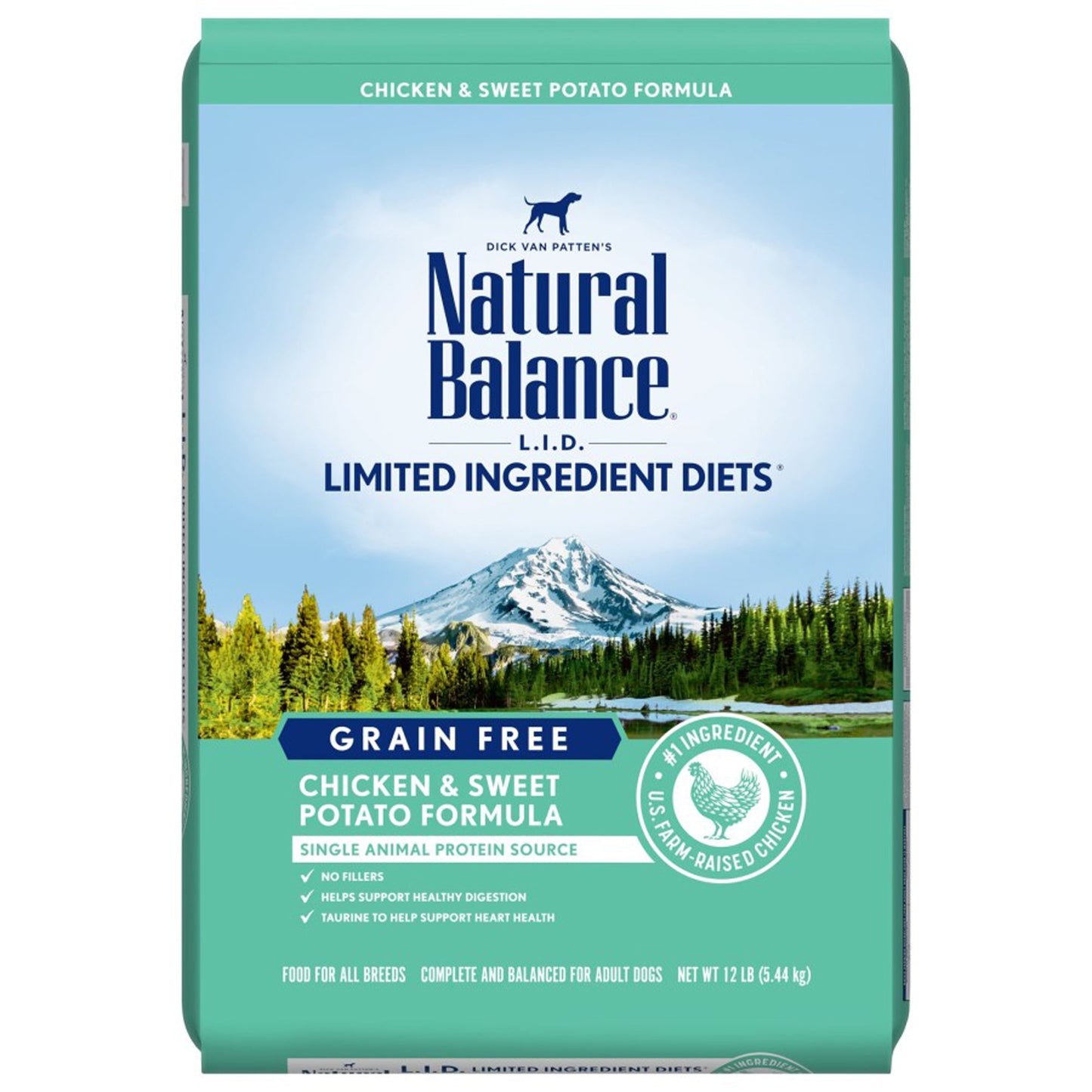 Natural Balance Pet Foods Limited Ingredient Grain Free Dry Dog Food Chicken & Sweet Potato