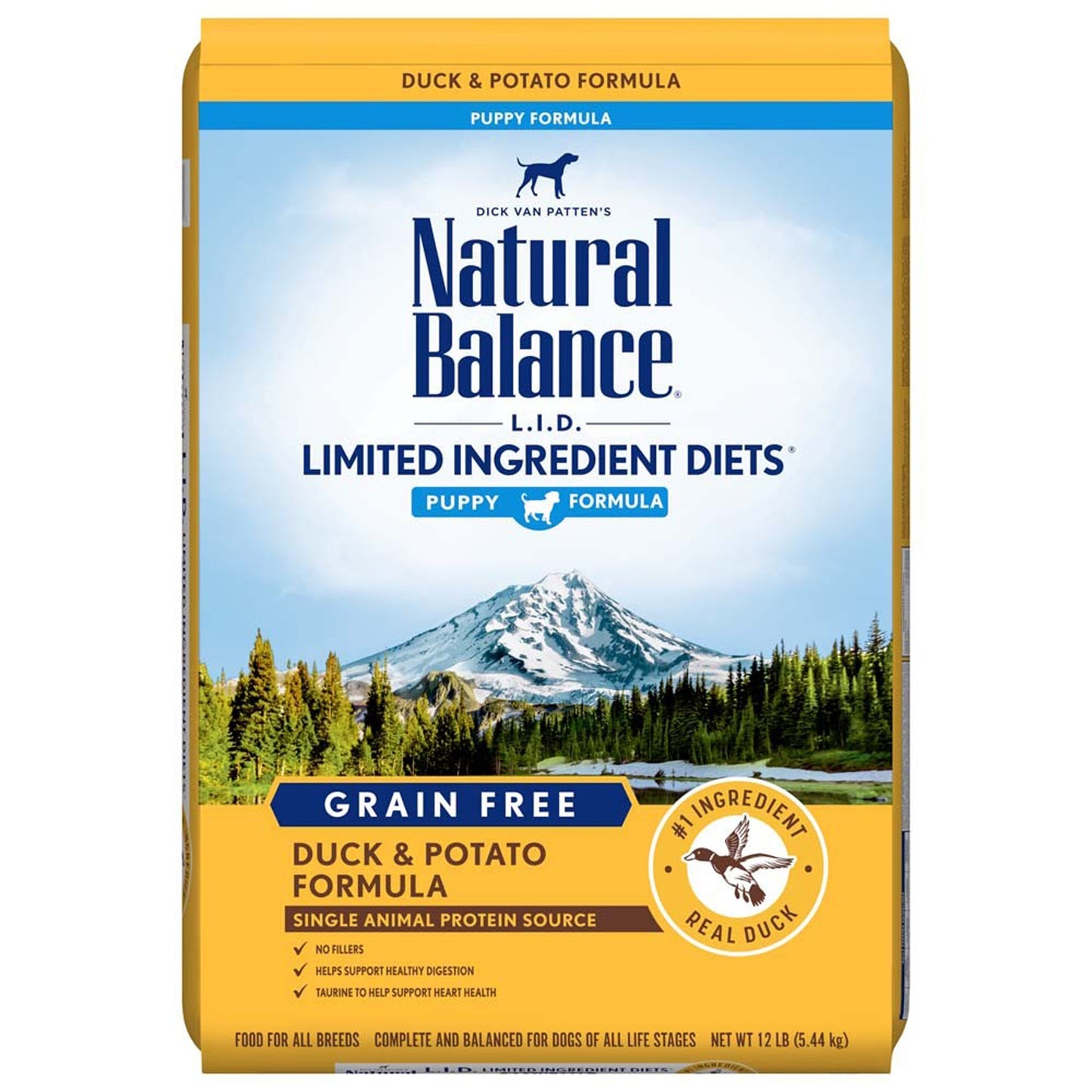 Natural Balance Pet Foods Limited Ingredient Reserve Grain Free Puppy Dry Dog Food Duck & Potato